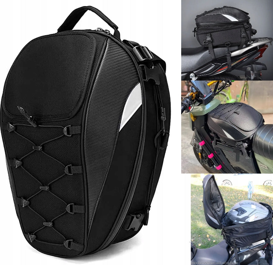 Waterproof Backpack Helmet bag back seat tank RHINO 3in1 ideal