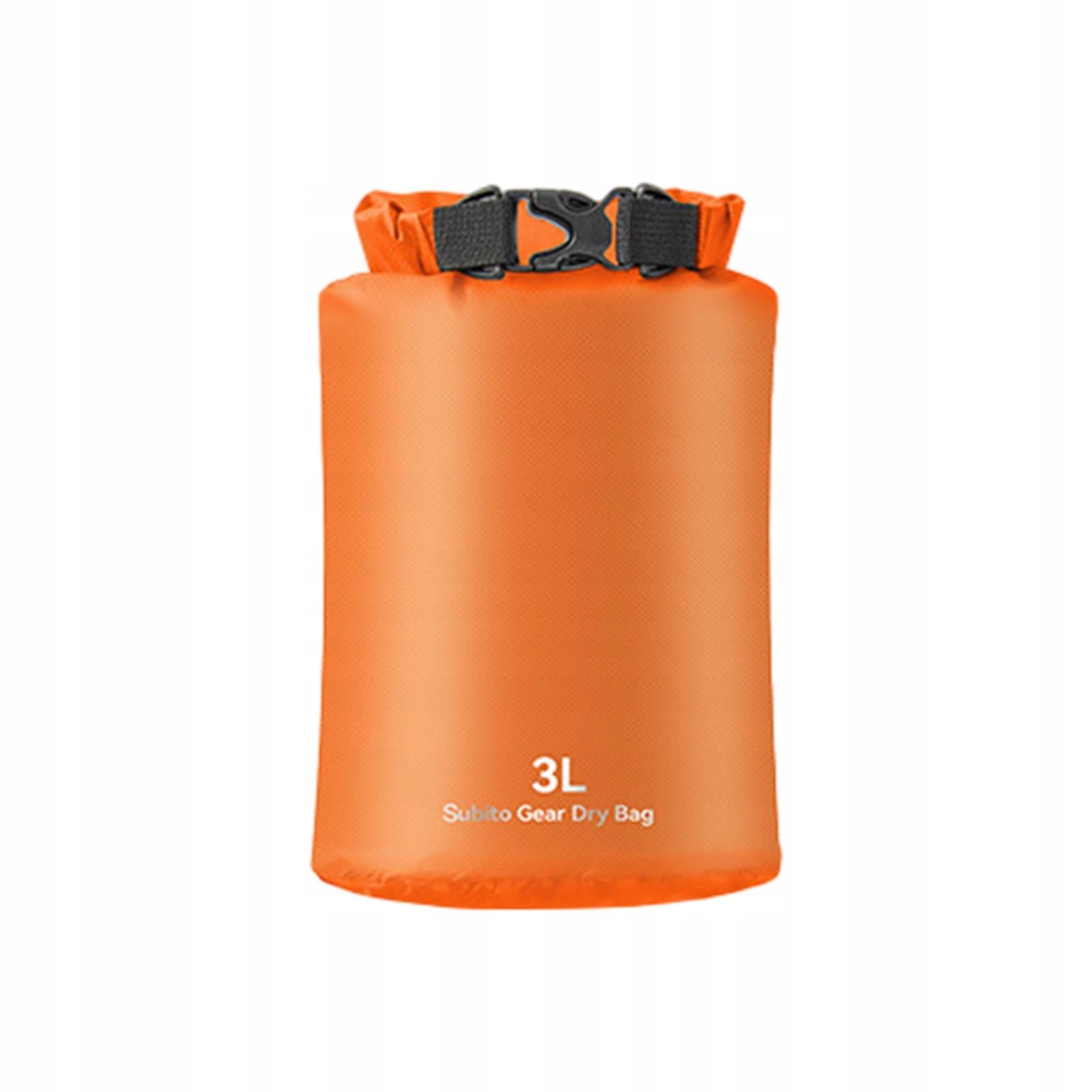 Waterproof Bag Roll up Top Leakproof 3L Orange Length 30 cm