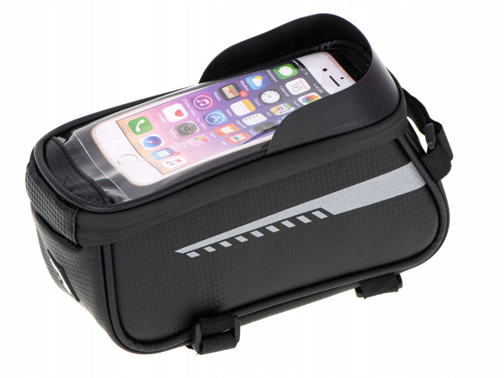 Waterproof Bicycle Bag with Phone Holder, Black Kik Capacity 2 l