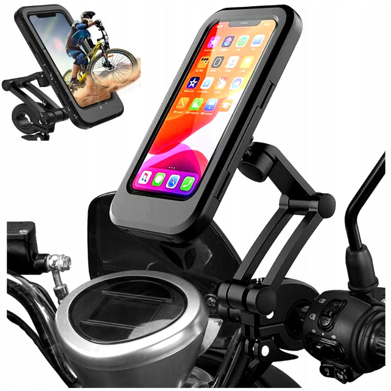 Waterproof Bicycle Phone Holder Touch Case Screen Quick Installation