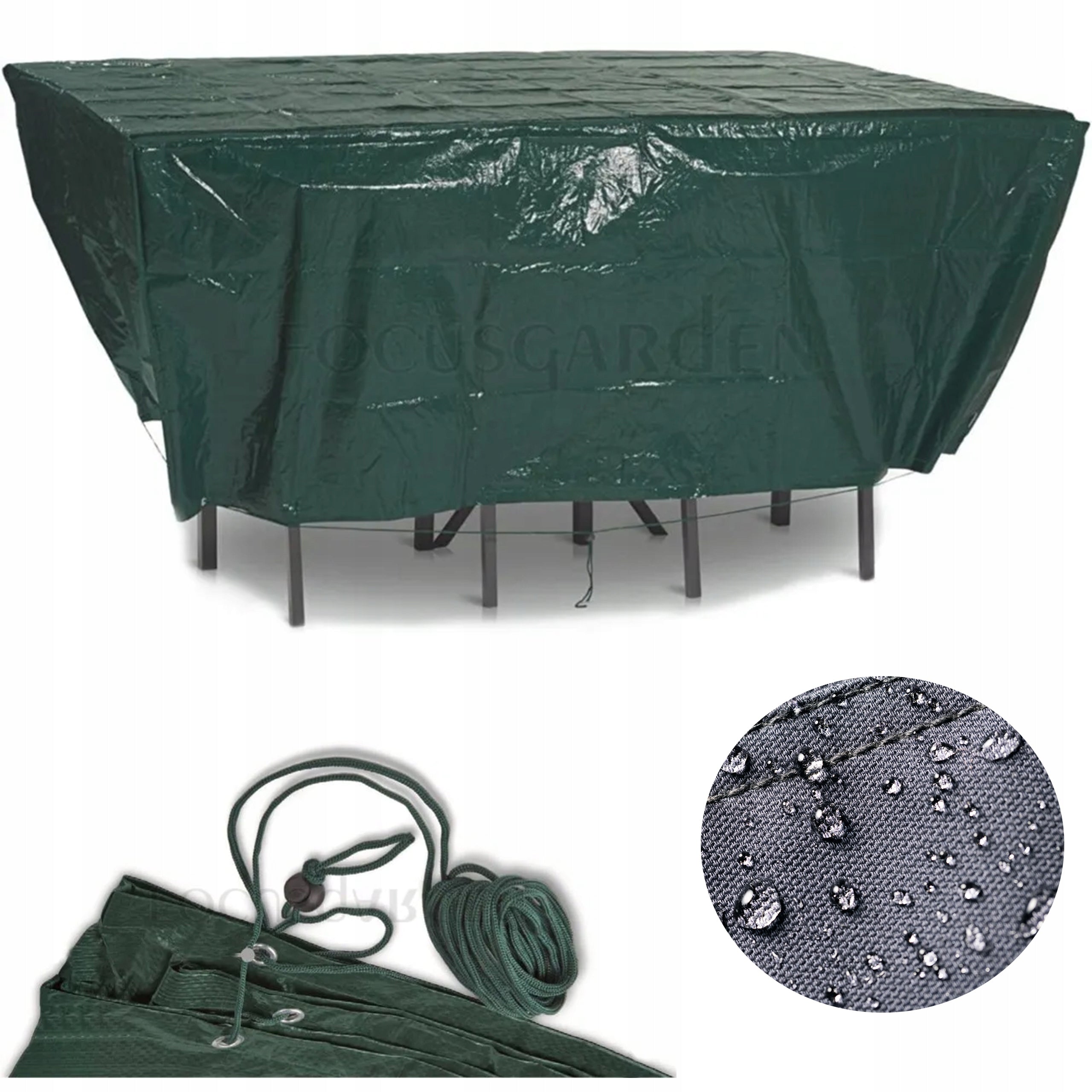 Waterproof COVER for GARDEN FURNITURE 280x230x80 cm Durable