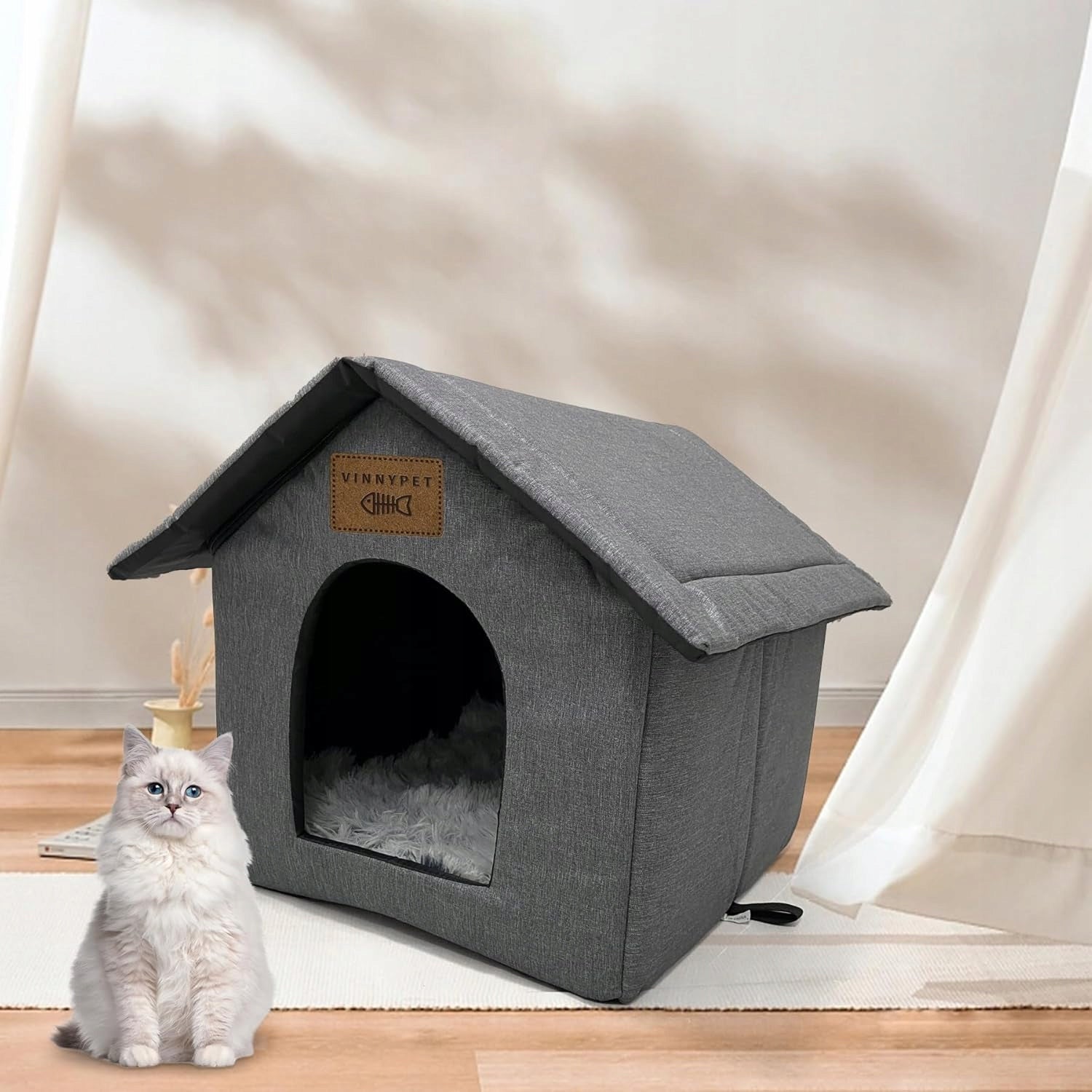 Waterproof Cat House Dog Booth Outdoor Bed 35x30x35 VinnyPet Brand no brand