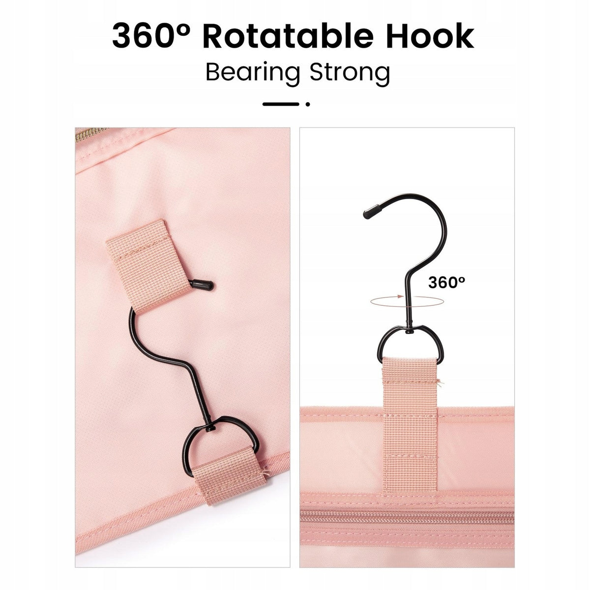 Waterproof Cosmetic Bag for Women - With 360° Hook Manufacturer code B0G29CJJL7