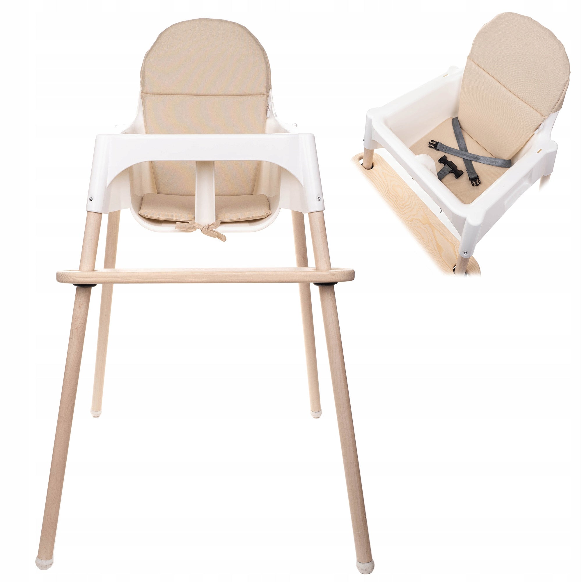 Waterproof Cushion with filling for IKEA Antilop chair CREAM aMami EAN (GTIN) 5906480165305