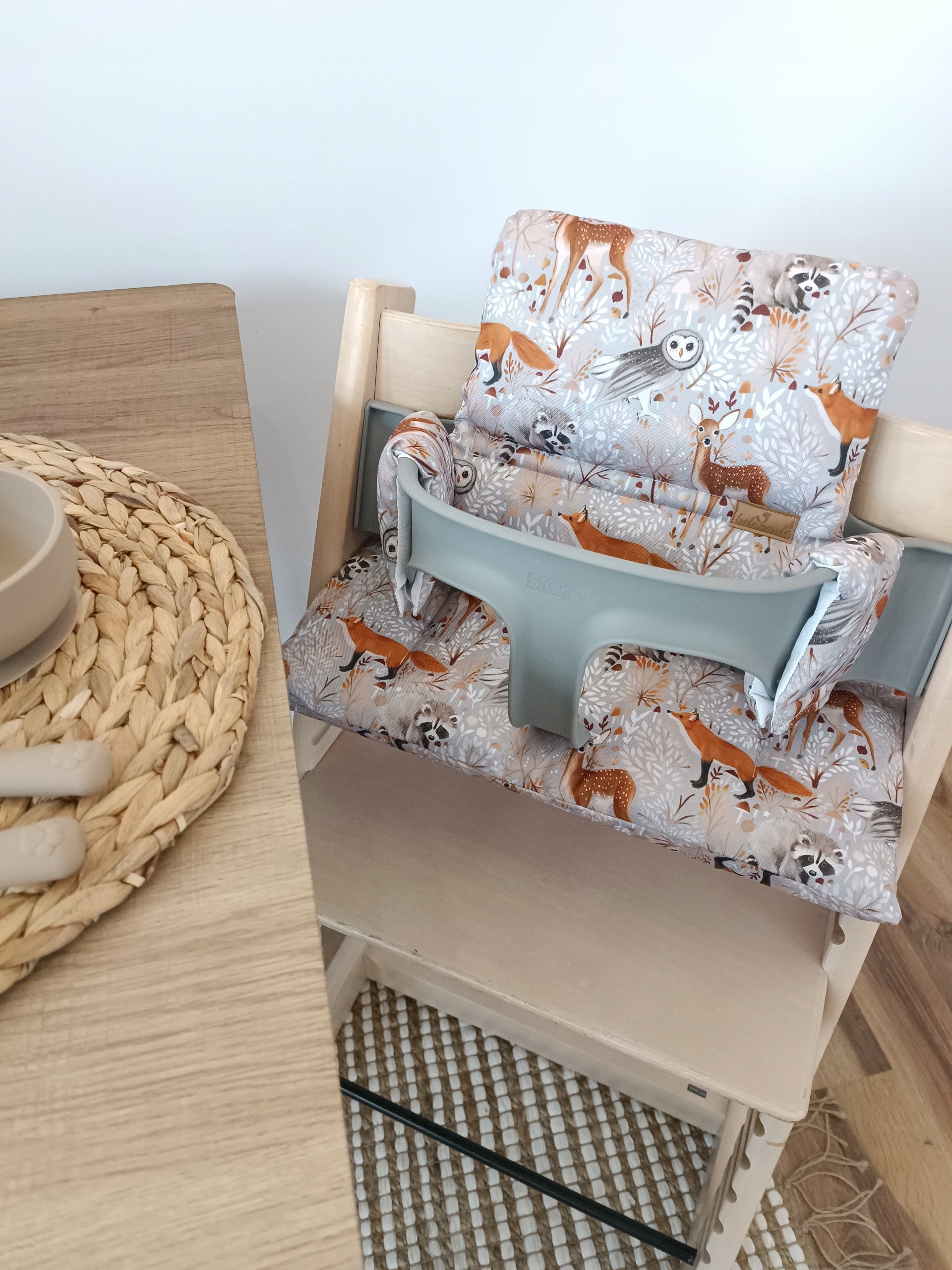 Waterproof Cushions for Stokke Tripp Trapp 2in1 Brown Forest Packaging status original