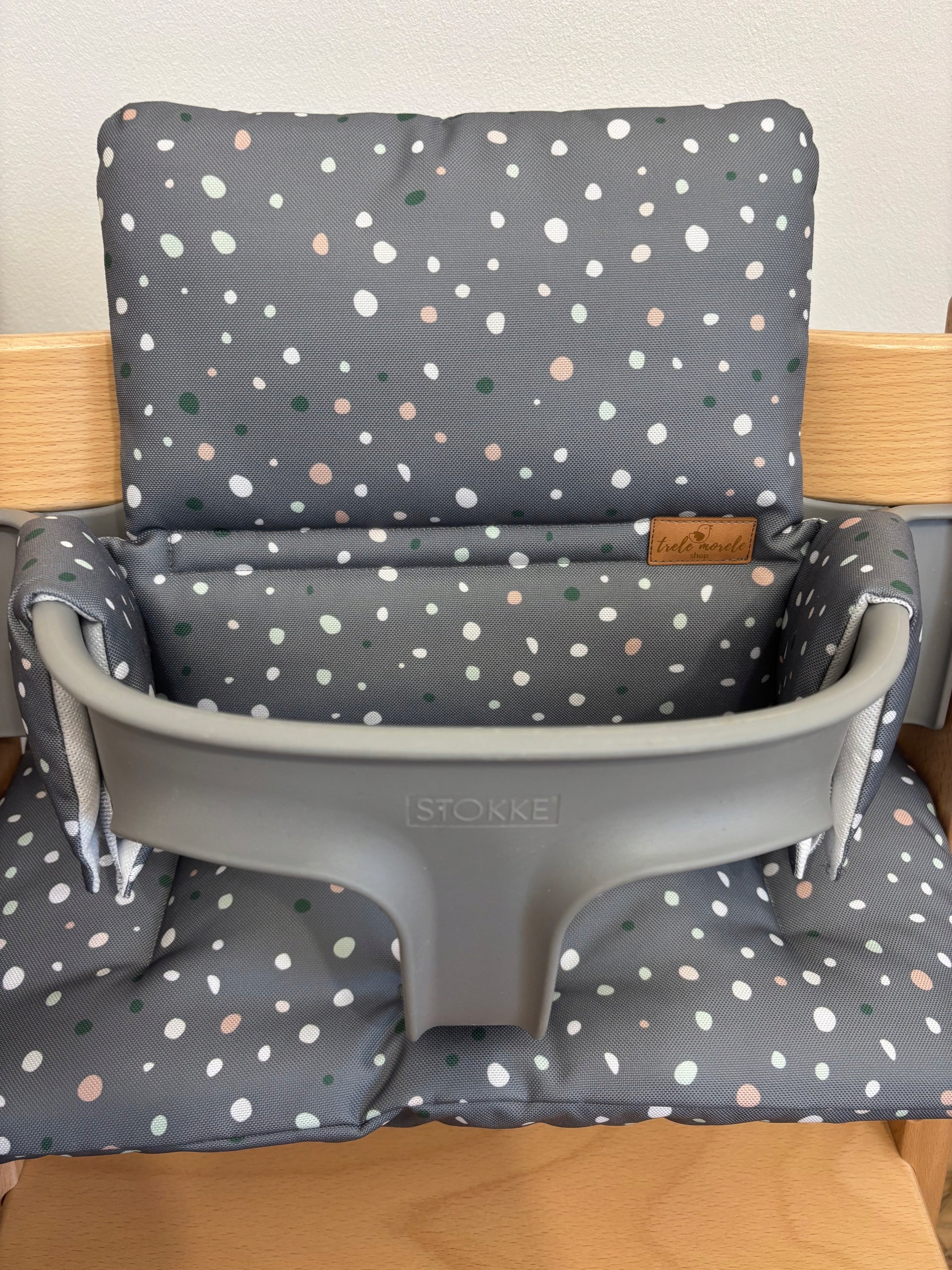 Waterproof Cushions for Stokke Tripp Trapp 2in1 Dots Graphite Brand no brand