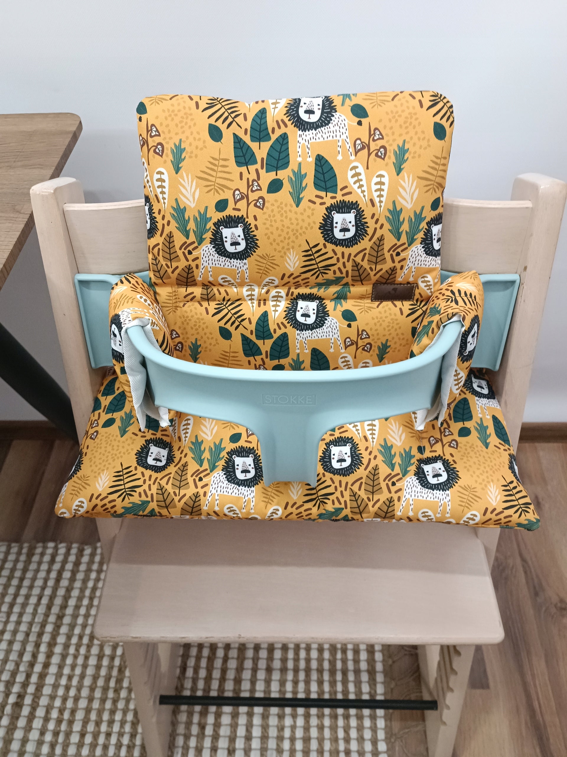 Waterproof Cushions for Stokke Tripp Trapp 2in1 Lion Yellow Packaging status original