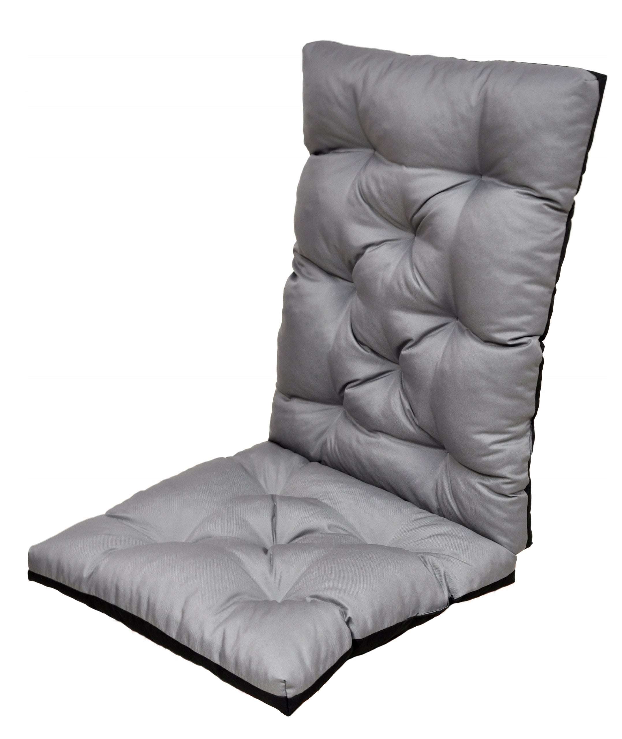 Waterproof Cushions with Backrest for Garden Chair Grey 50x120 6 pieces Manufacturer code PZOSzx6