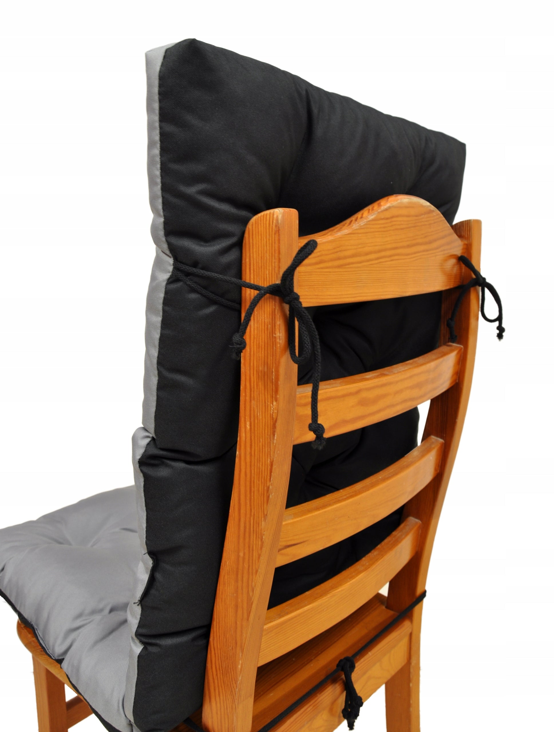 Waterproof Cushions with Backrest for Garden Chair Grey 50x120 6 pieces Pillow length 120 cm