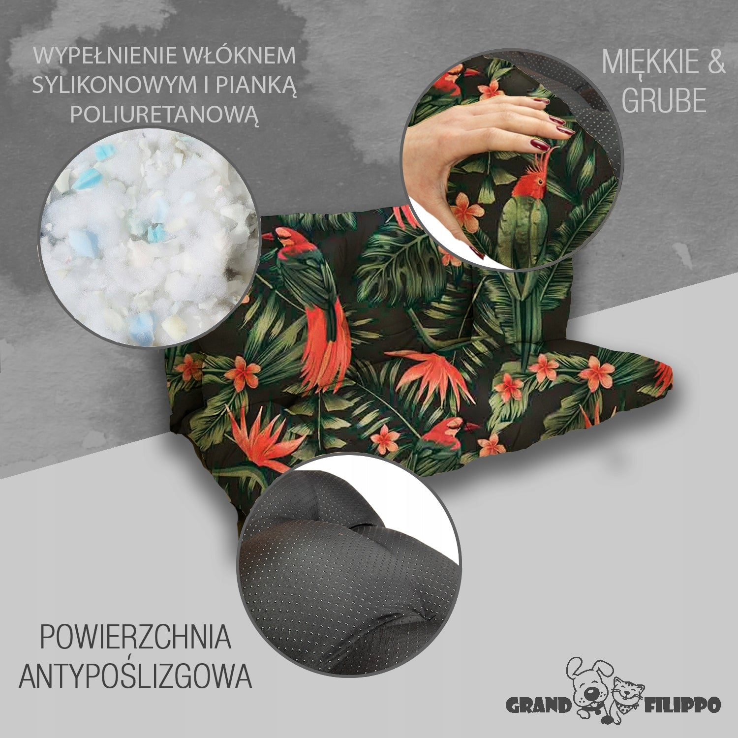 Waterproof Garden Cushion 160x50x60 for Swing, Bench, Rattan Parrot Cushion thickness 12 cm