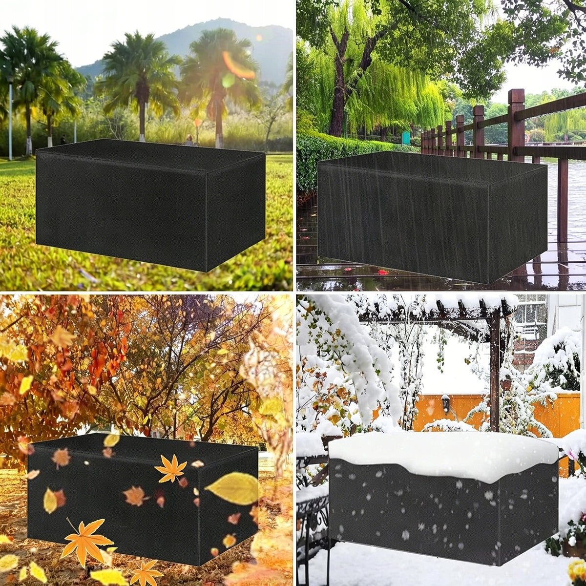 Waterproof Garden Table Cover, Furniture Protective Cover Length 213 cm