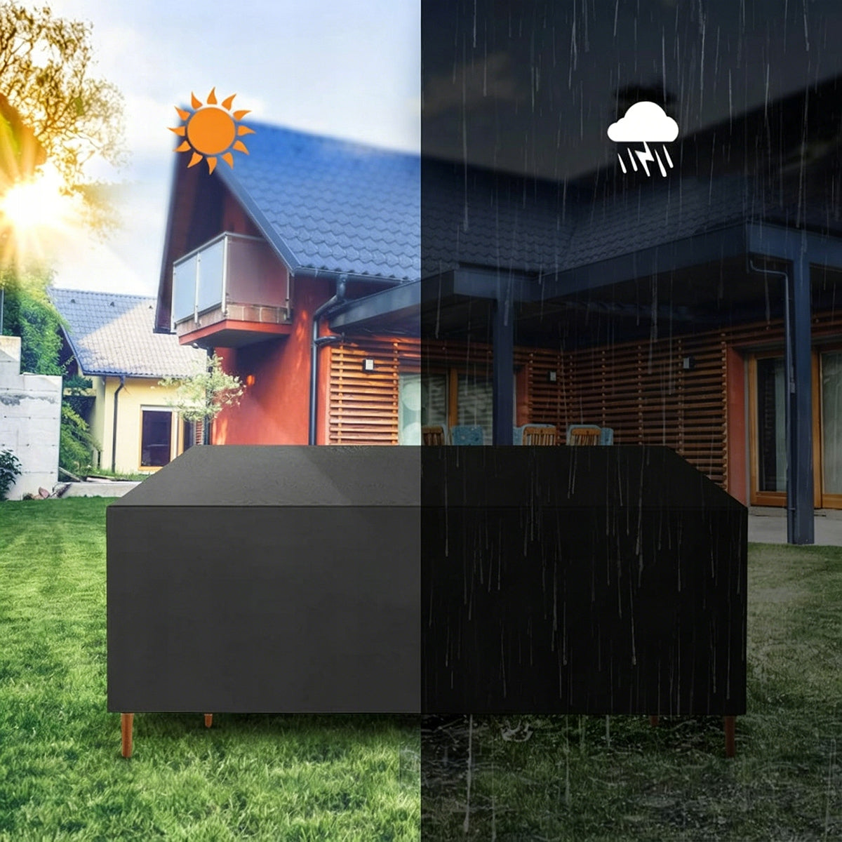 Waterproof Garden Table Cover, Furniture Protective Cover Manufacturer no brand