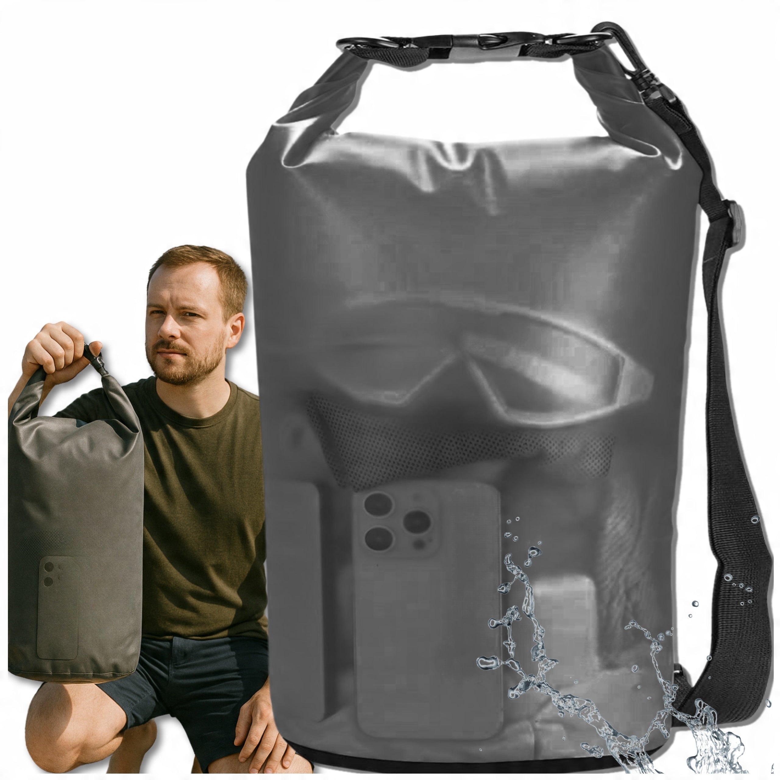 Waterproof Kayak Bag Pouch Waterproof Pouch 20L Backpack Brand no brand