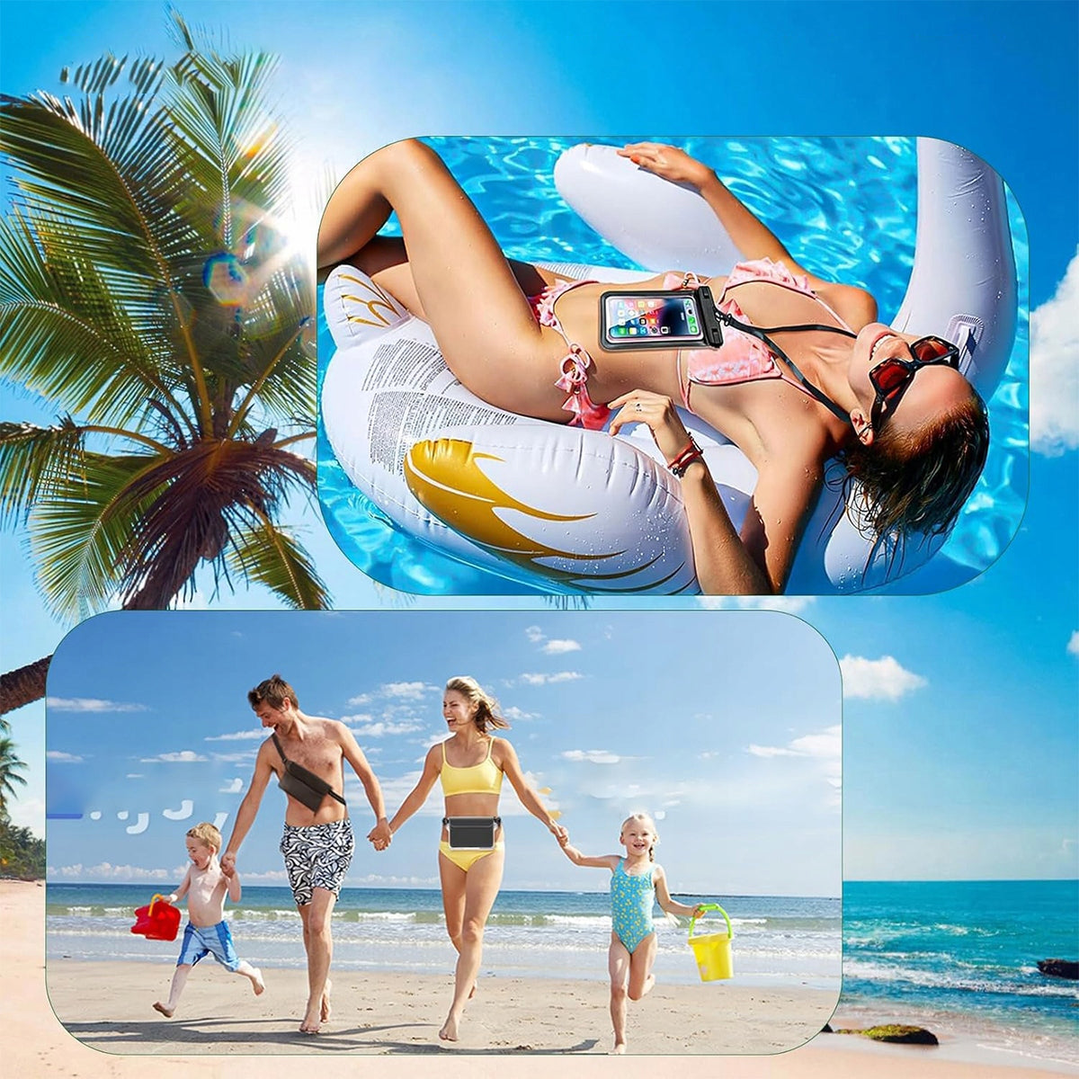Waterproof Kidney Bag Pouch Sachet IPX8 For electronic multipurpose