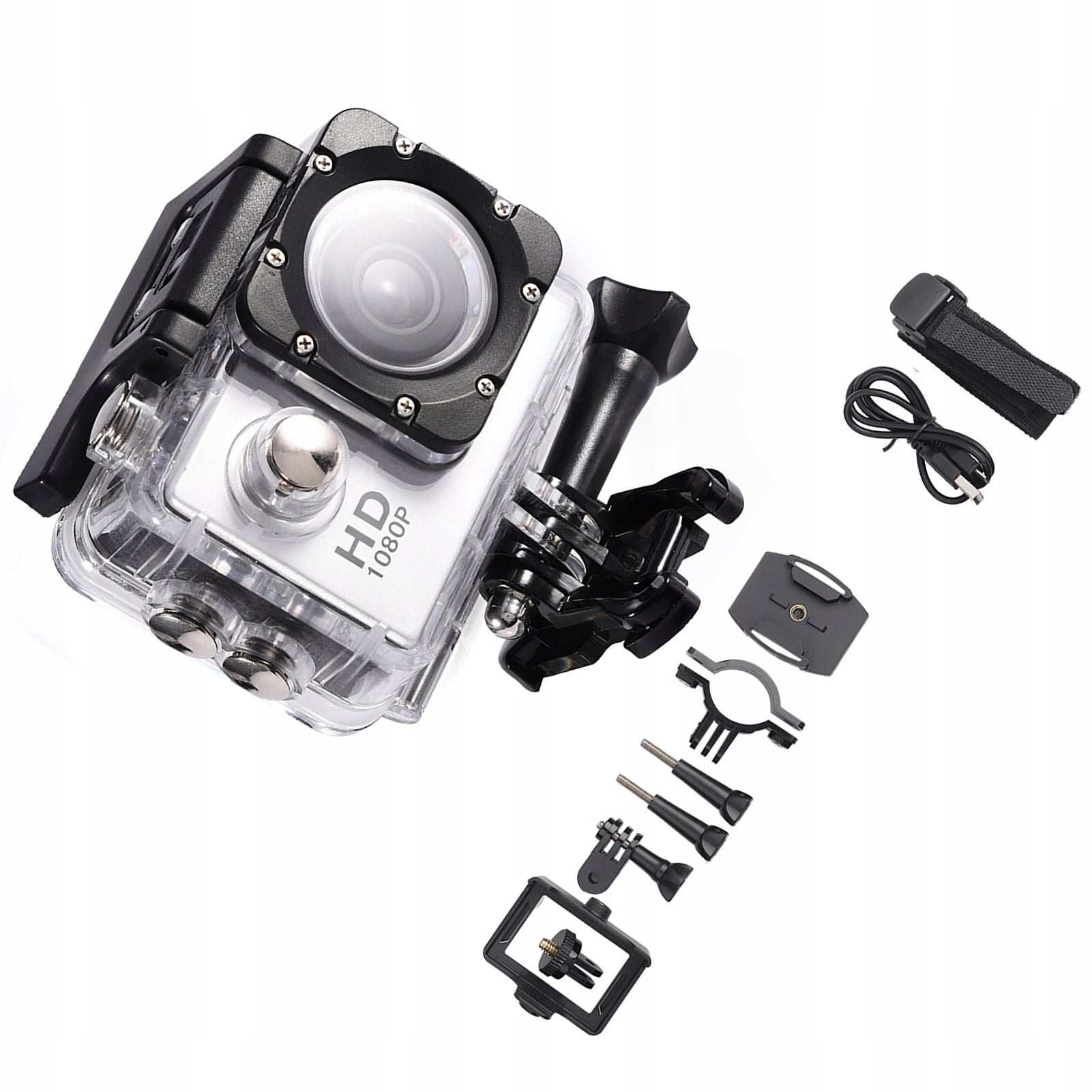 Waterproof Mini DV Camera Cycling Sports Mini DV (Silver) grls 2O Model 6884VYKV