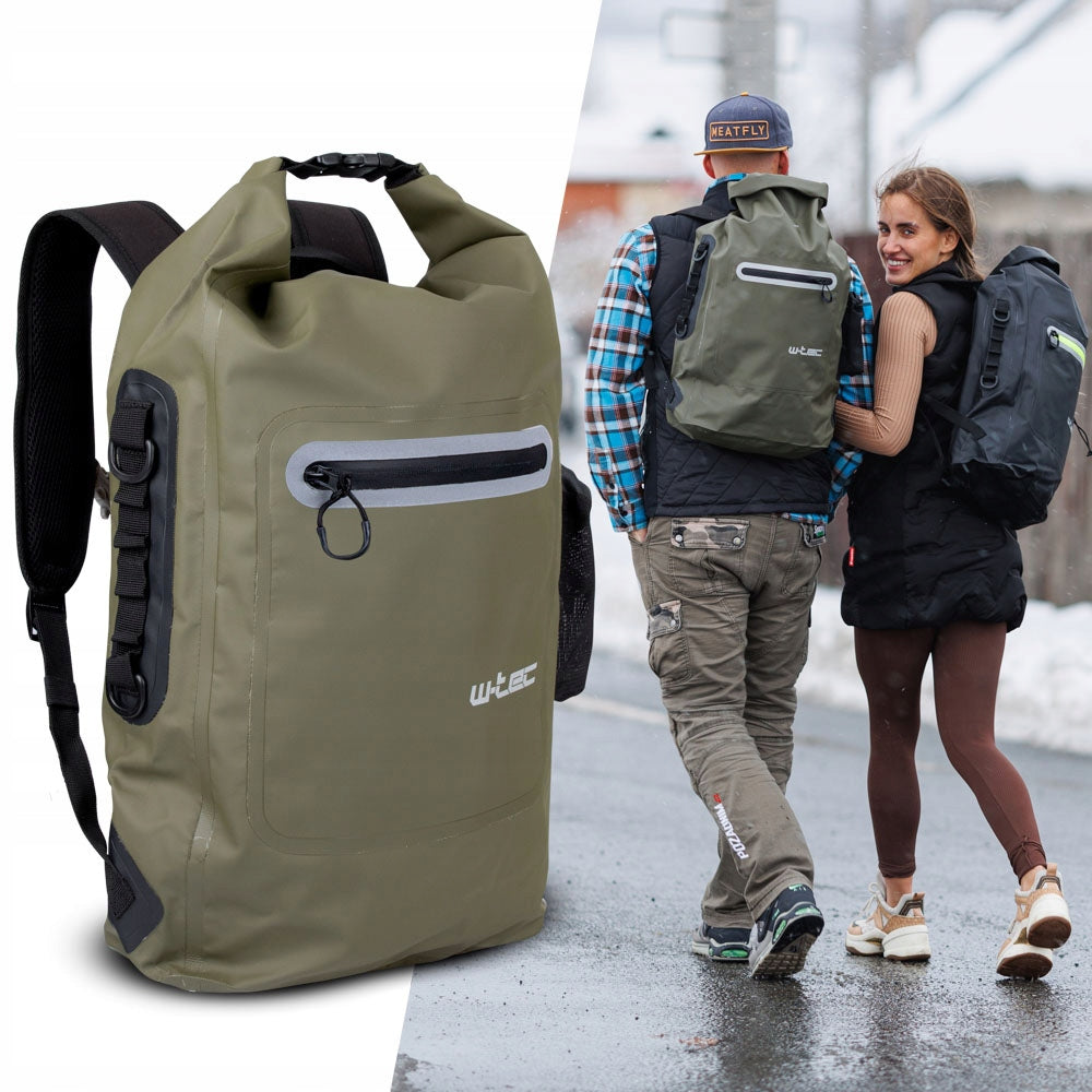 Waterproof Motorcycle Backpack W-TEC Uphills Khaki Manufacturer W-tec