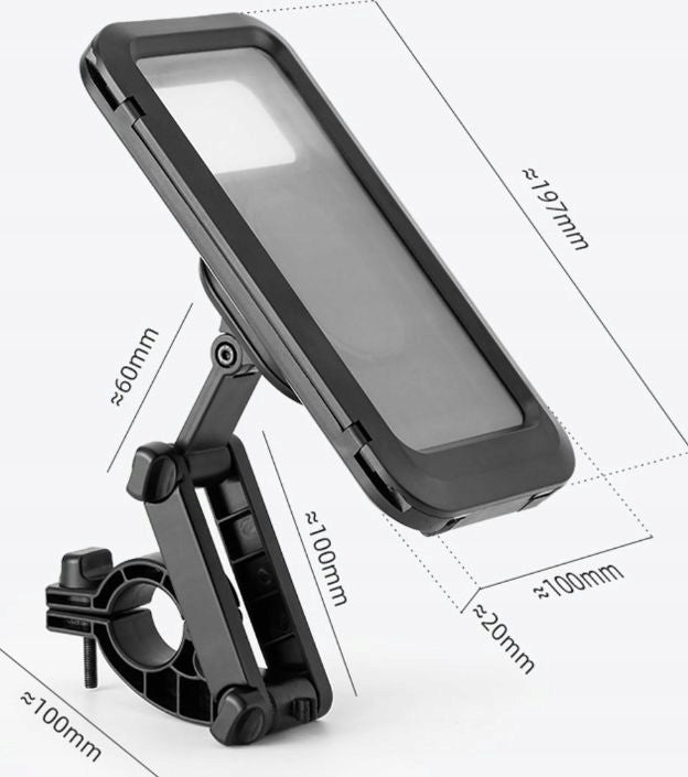 Waterproof Motorcycle Bicycle Phone Holder Scooter Adjustable For mobile