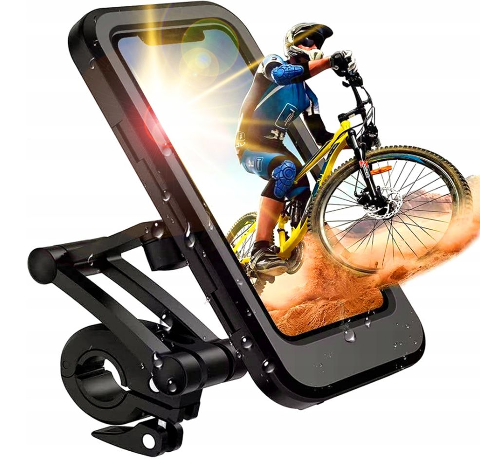 Waterproof Motorcycle Bicycle Phone Holder Scooter Adjustable