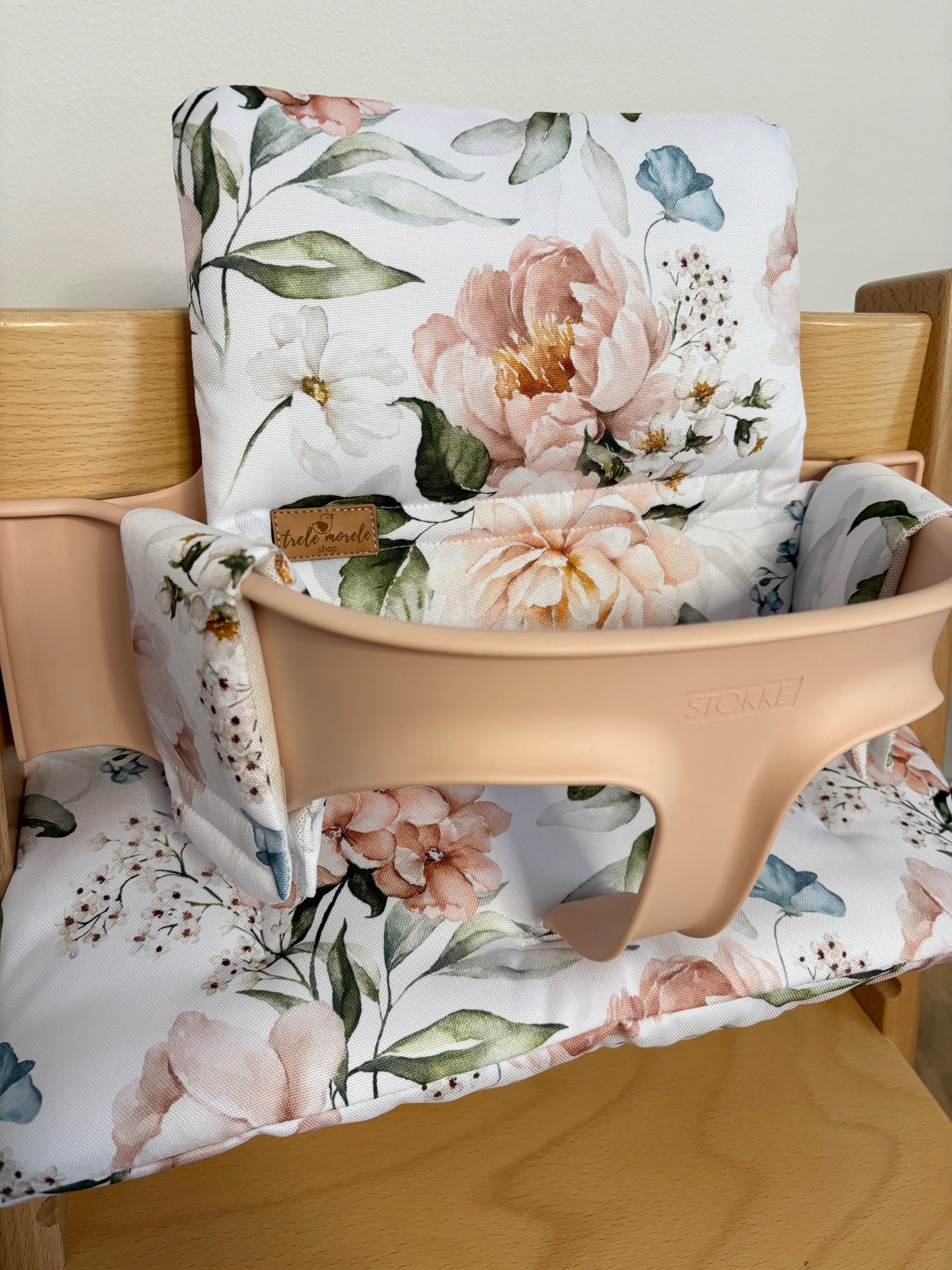 Waterproof Pillows for Stokke Tripp Trapp 2in1 Apricot Flowers