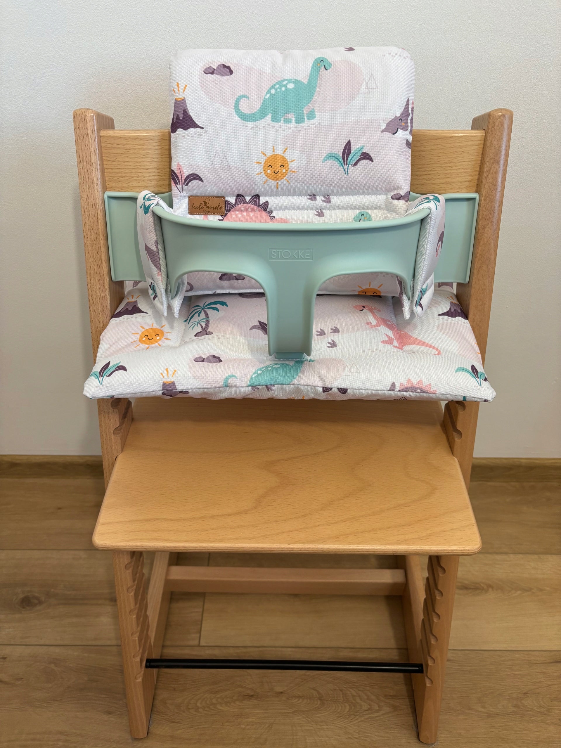 Waterproof Pillows for Stokke Tripp Trapp 2in1 Dinosaur Mint Packaging status original