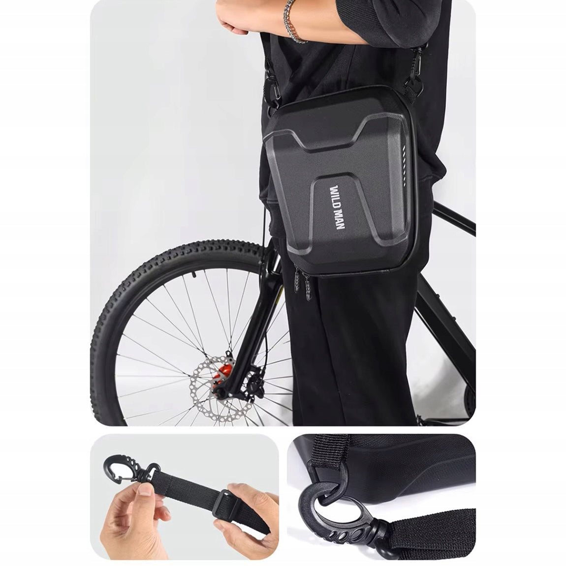 Waterproof Pouch Scooter Bag Handlebar Bike 3l + Handle Cover Capacity 3 l