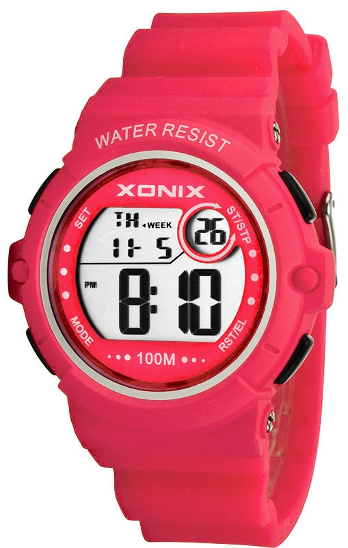 Waterproof Youth Sports Watch XONIX LCD Batteries included yes