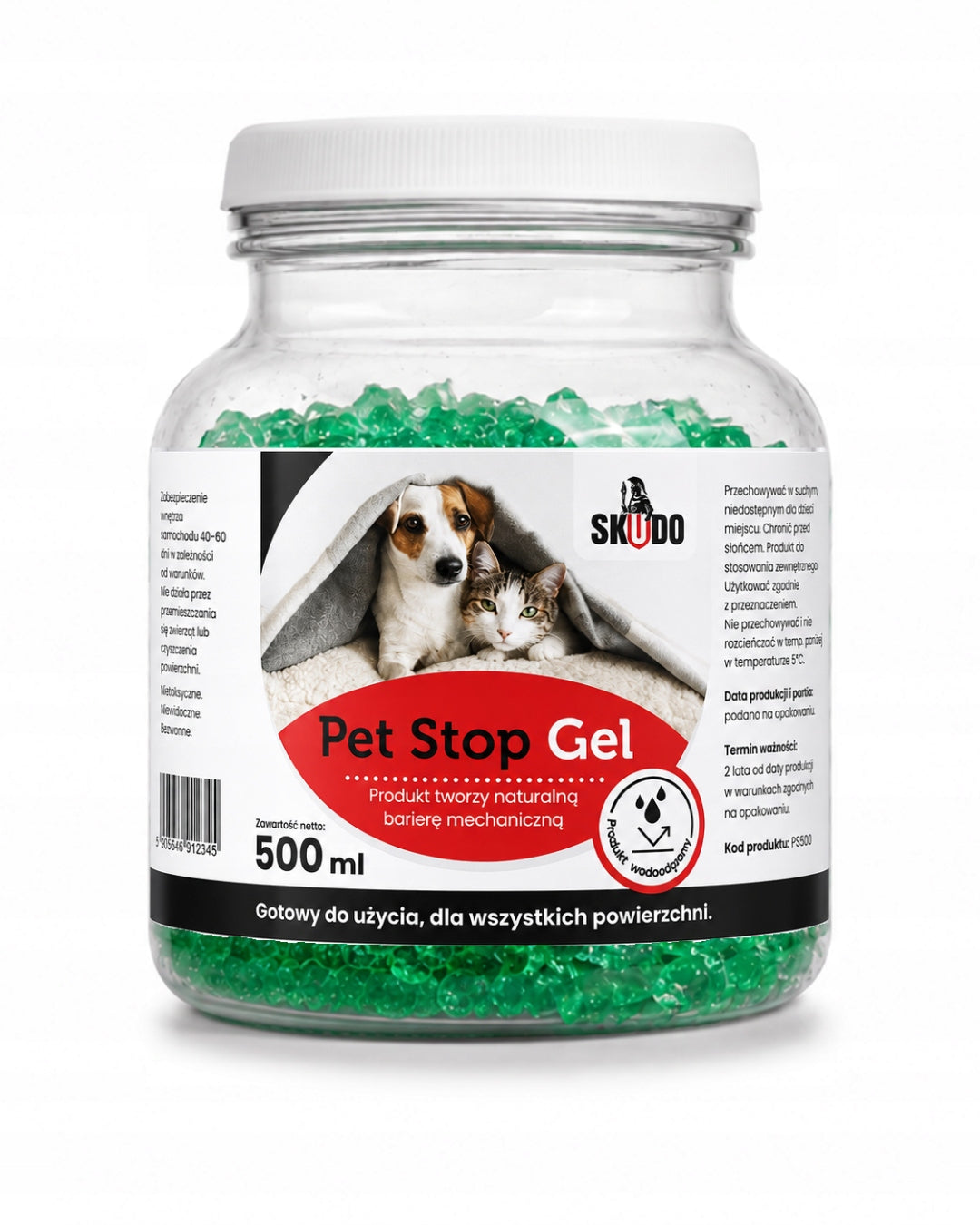 Waterproof anti-pee gel for dogs and cats - 500 ml Manufacturer code PSGEL500SKUDO