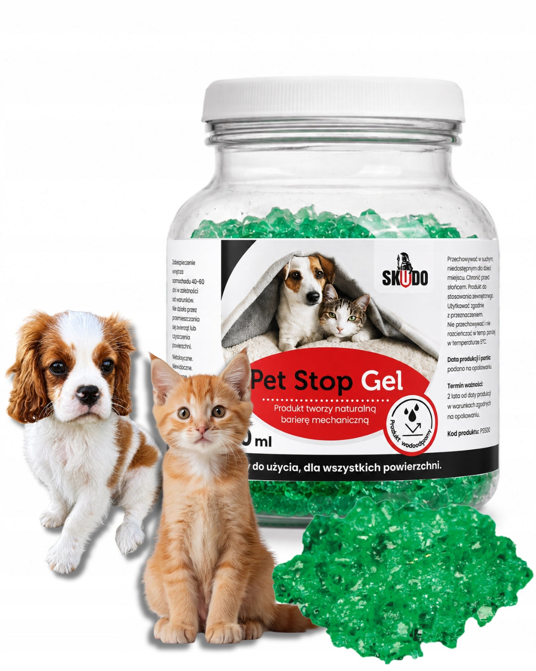 Waterproof anti-pee gel for dogs and cats - 500 ml