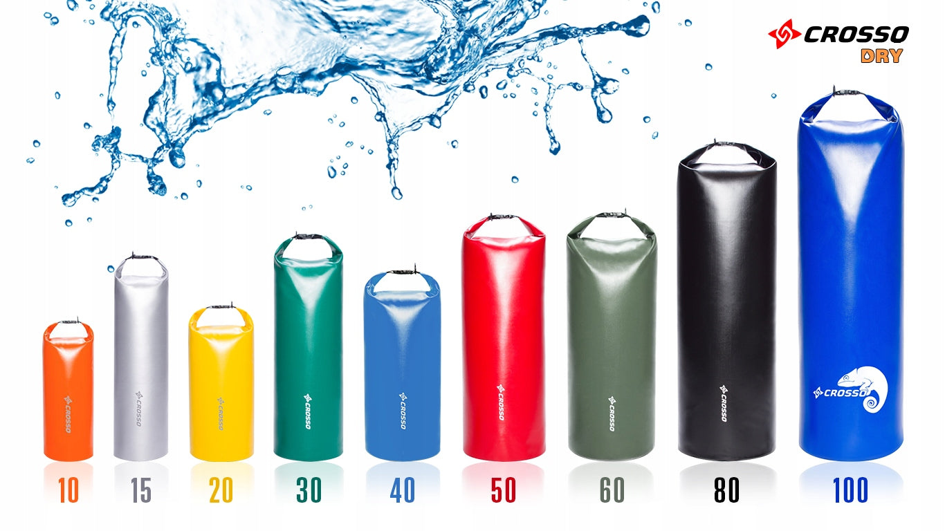 Waterproof bag Crosso Dry Bag / red, 40 l Manufacturer code CR.DRY.W.D40.CZE