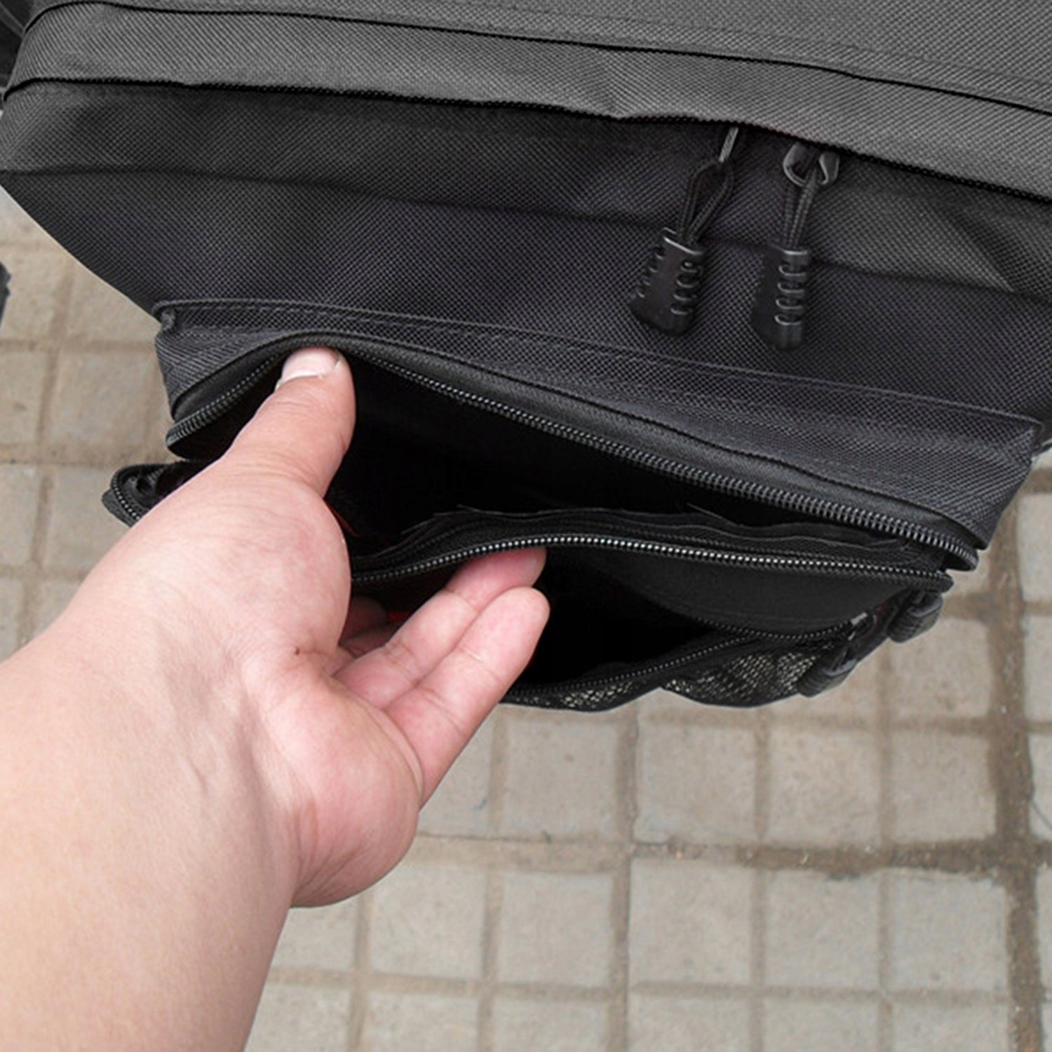Waterproof bicycle bag large 8 pockets for pannier rack 18L Manufacturer code 5905101594395