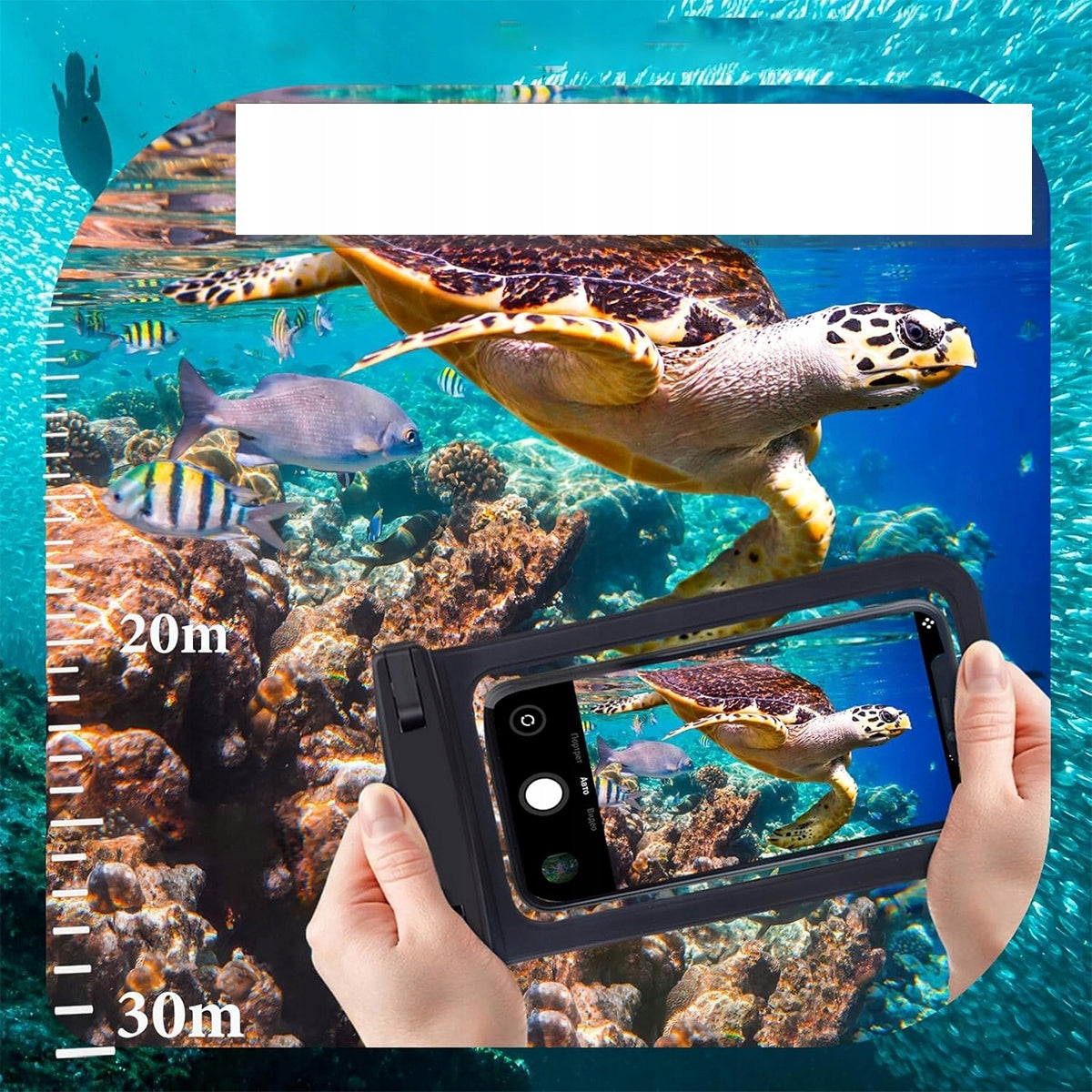 Waterproof case for phone + sachet Model 4059635556723