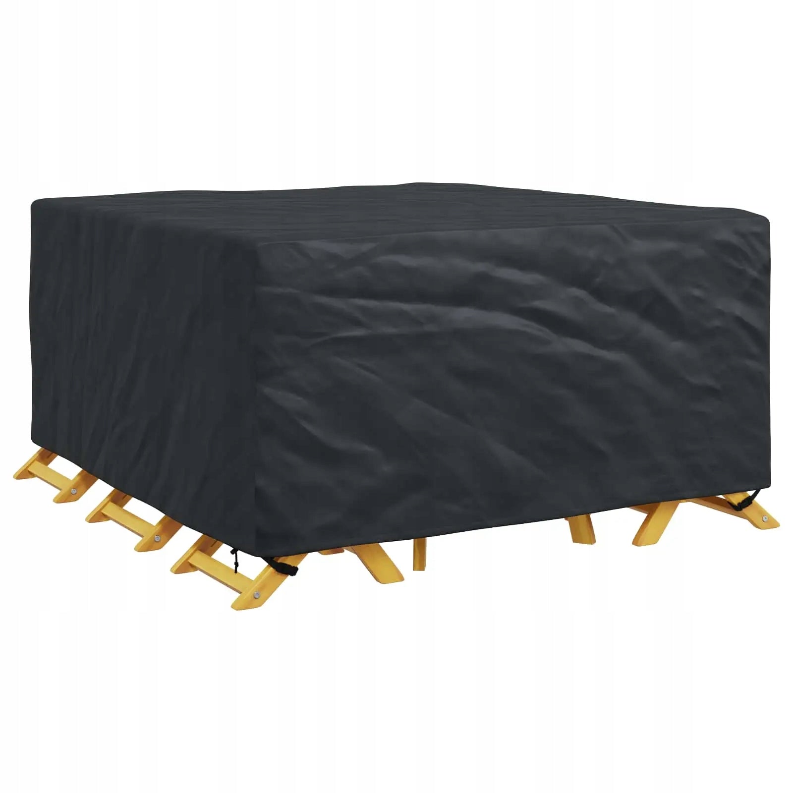 Waterproof cover for furniture in black, 180 x 190 x 85 cm Length 1 cm