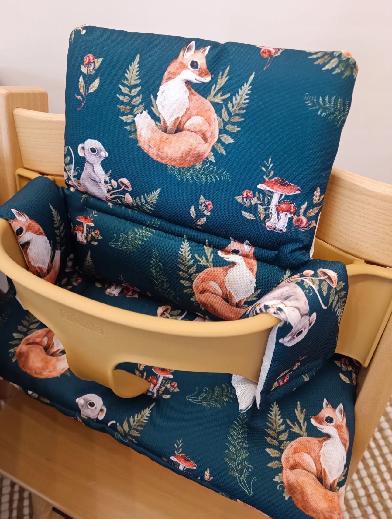 Waterproof cushions for Stokke Tripp Trapp 2in1 fox in the forest