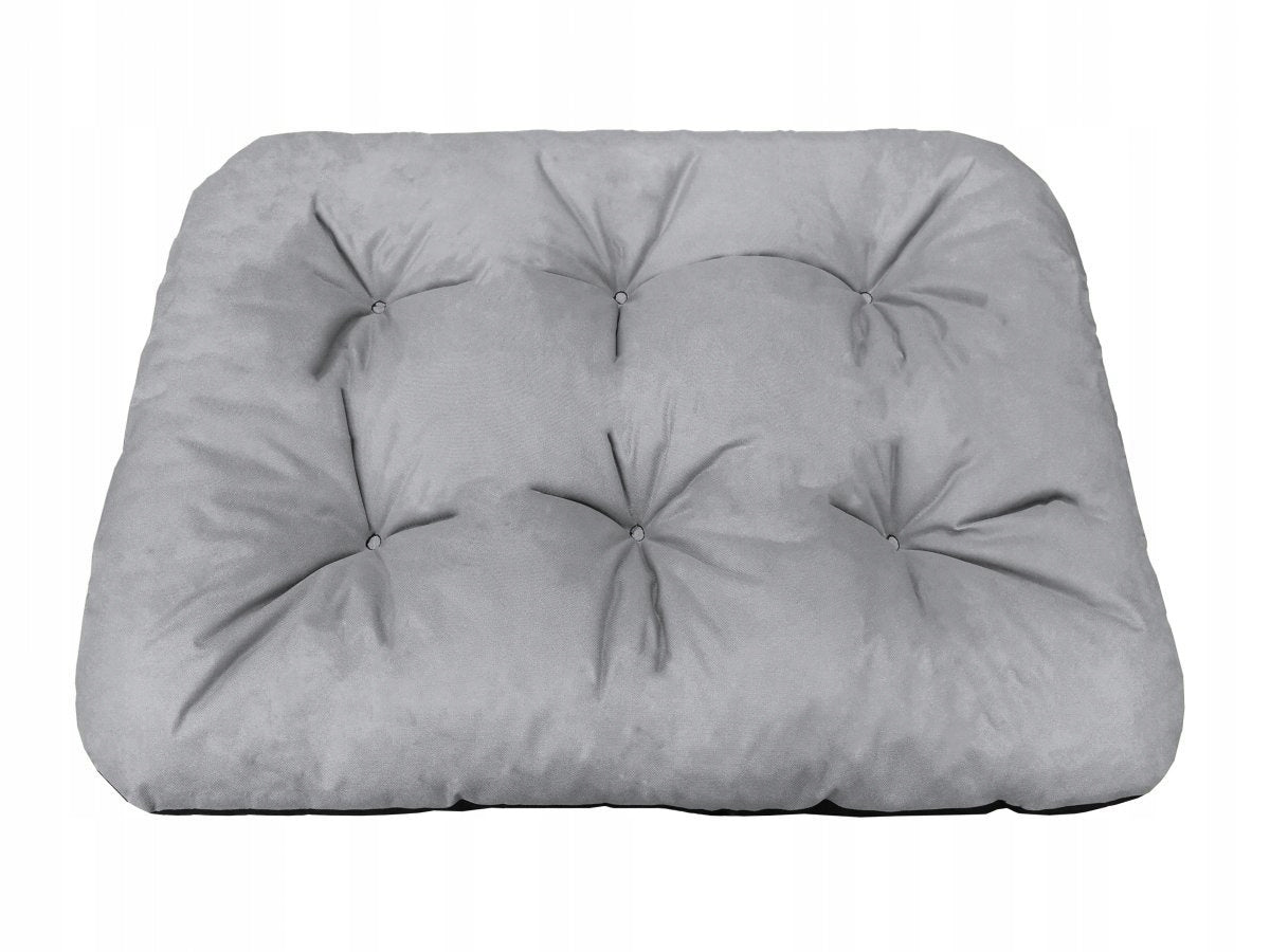 Waterproof dog bed 100x60 cm - light grey