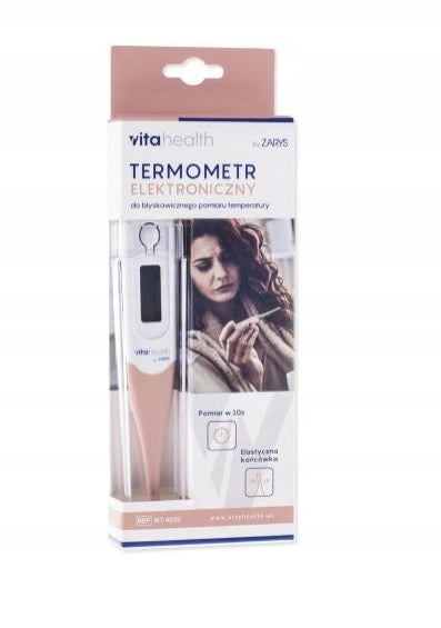 Waterproof electronic thermometer with flexible tip VH ZARYS