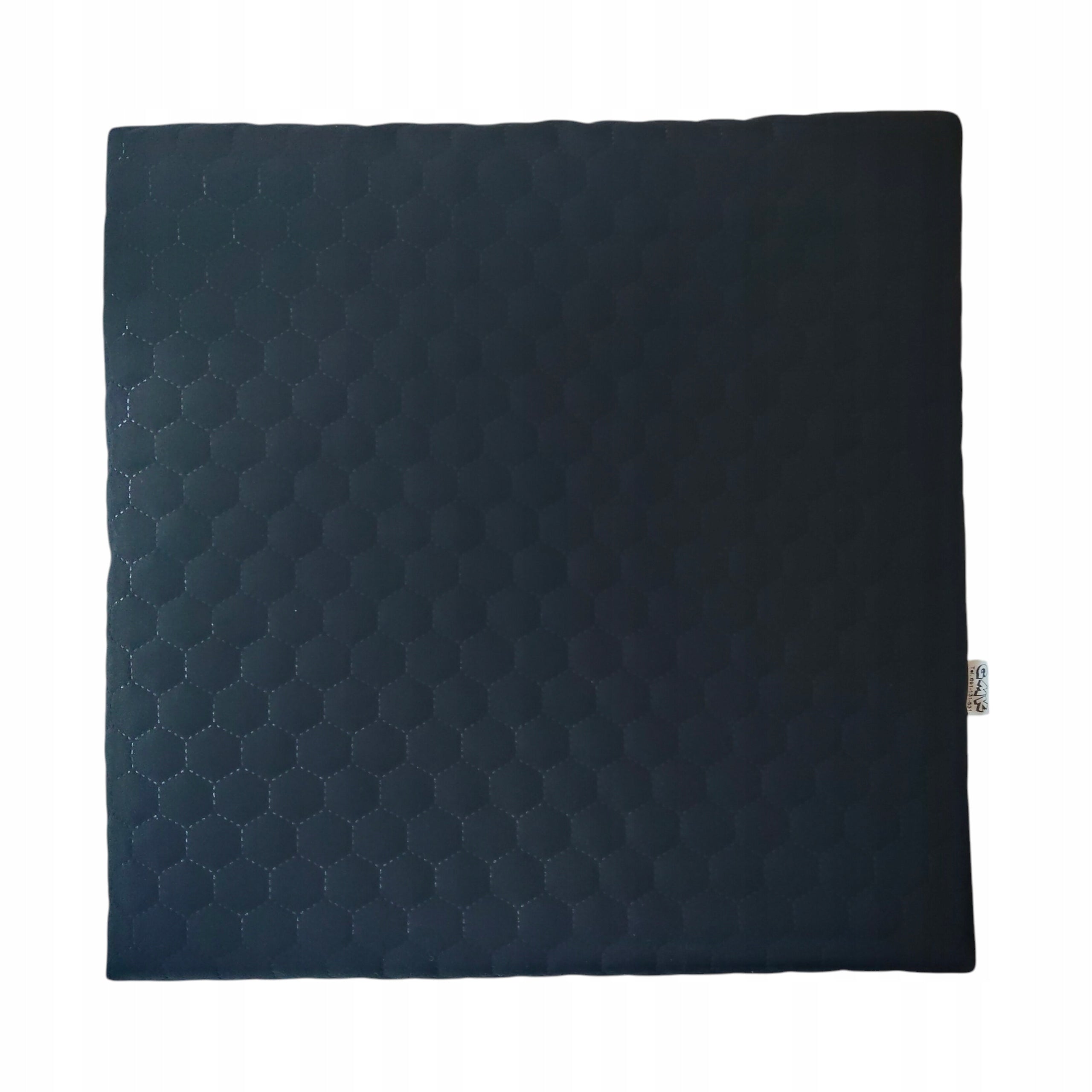Waterproof garden cushion with sponge 50x100x6 cm–black quilted hexagons Manufacturer code GMK