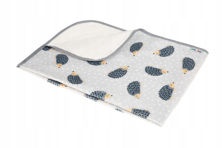 Waterproof terry backing for changing with oilcloth 50×70 cm Akuku hedgehogs Packaging status original