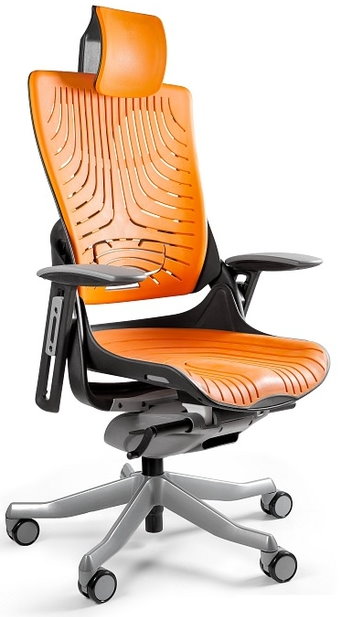 Wau swivel chair 2 elastomer Mango Unique office ergonomic OHS standards!