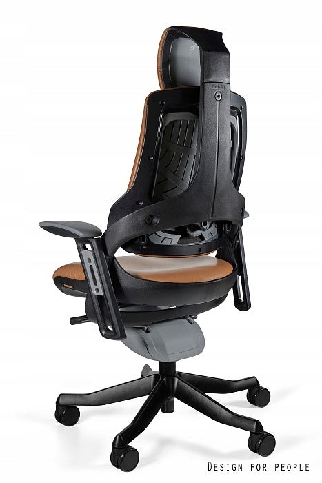 Wau swivel chair Unique genuine leather | brown Manufacturer code W-609-B-FL-3