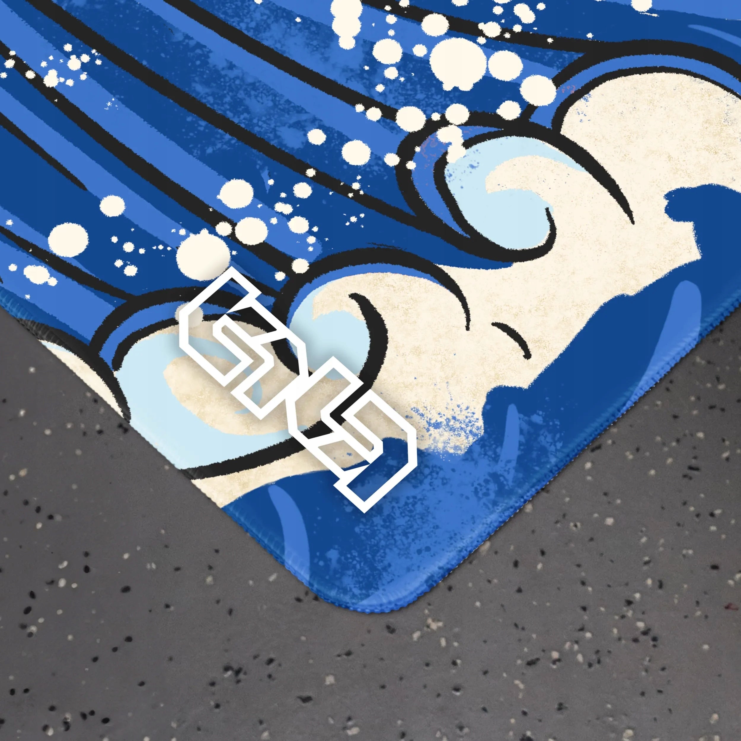 Wave GAMING CHAIR MAT in Kanagawa 100x100 TILT Manufacturer code CM000009822