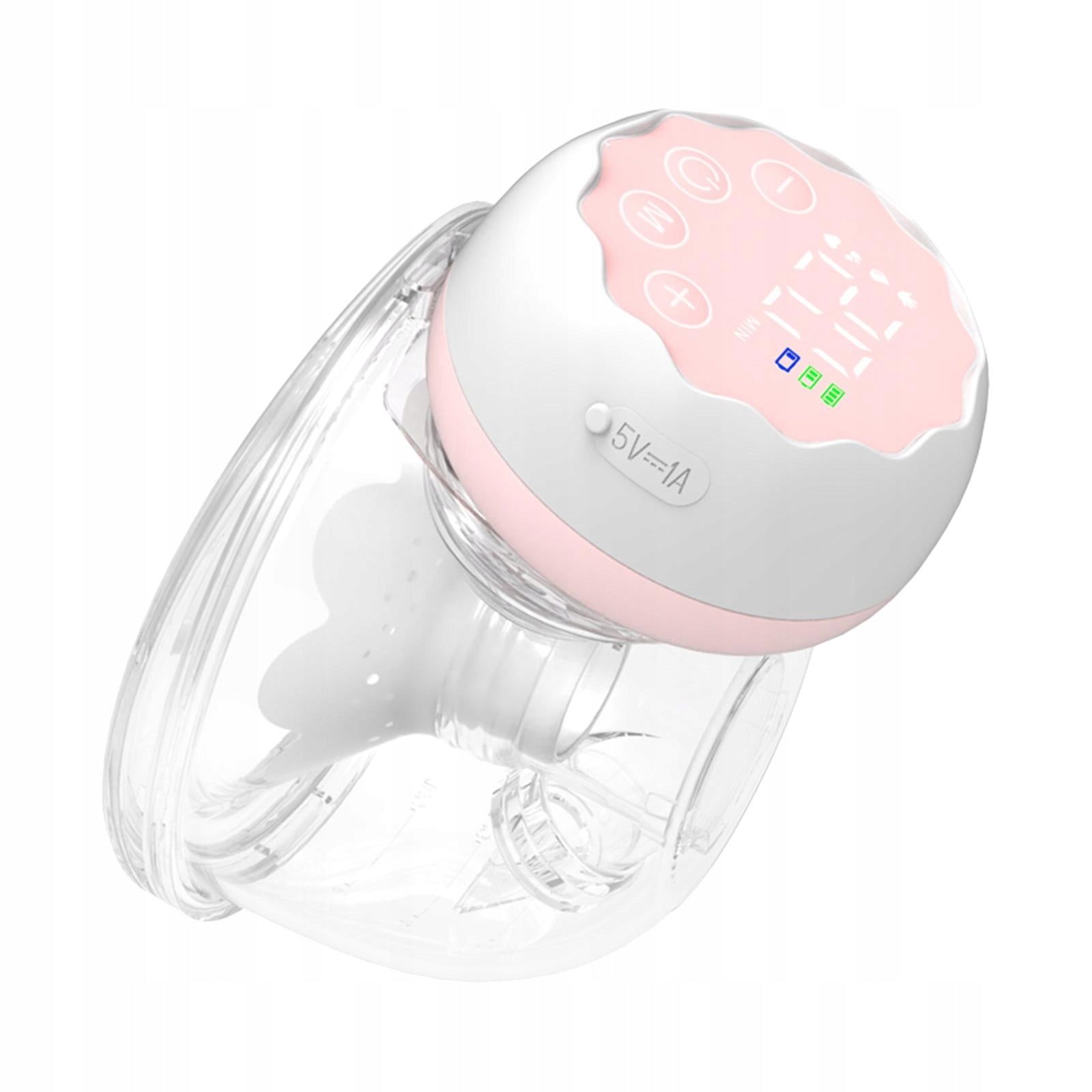 Wearable Breast Pump Portable Low Noise 4 Modes Anti Backflow Breastfeeding