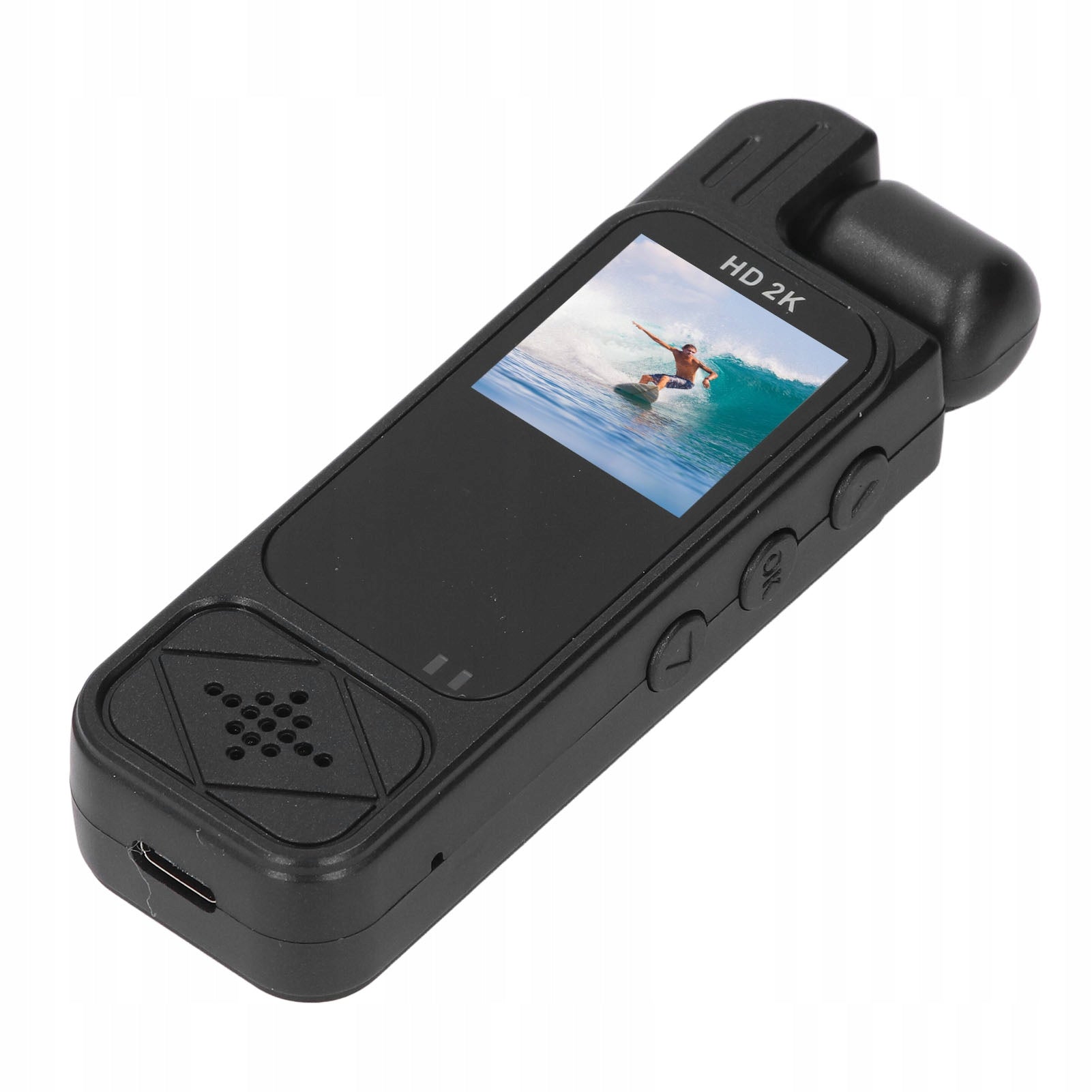 Wearable Video Recorder Clip Back 2k 180° A4 Rotary Lens Brand no brand