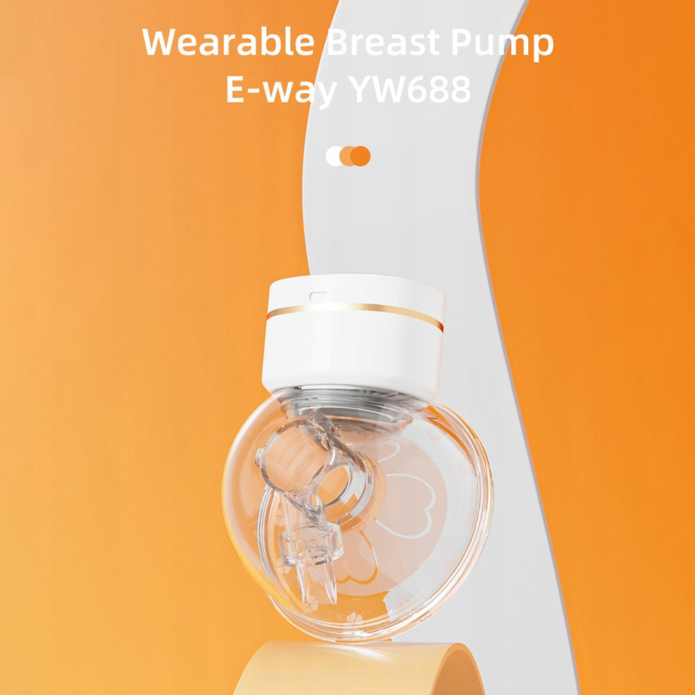 Wearable electric breast pump free milk pump with displays
