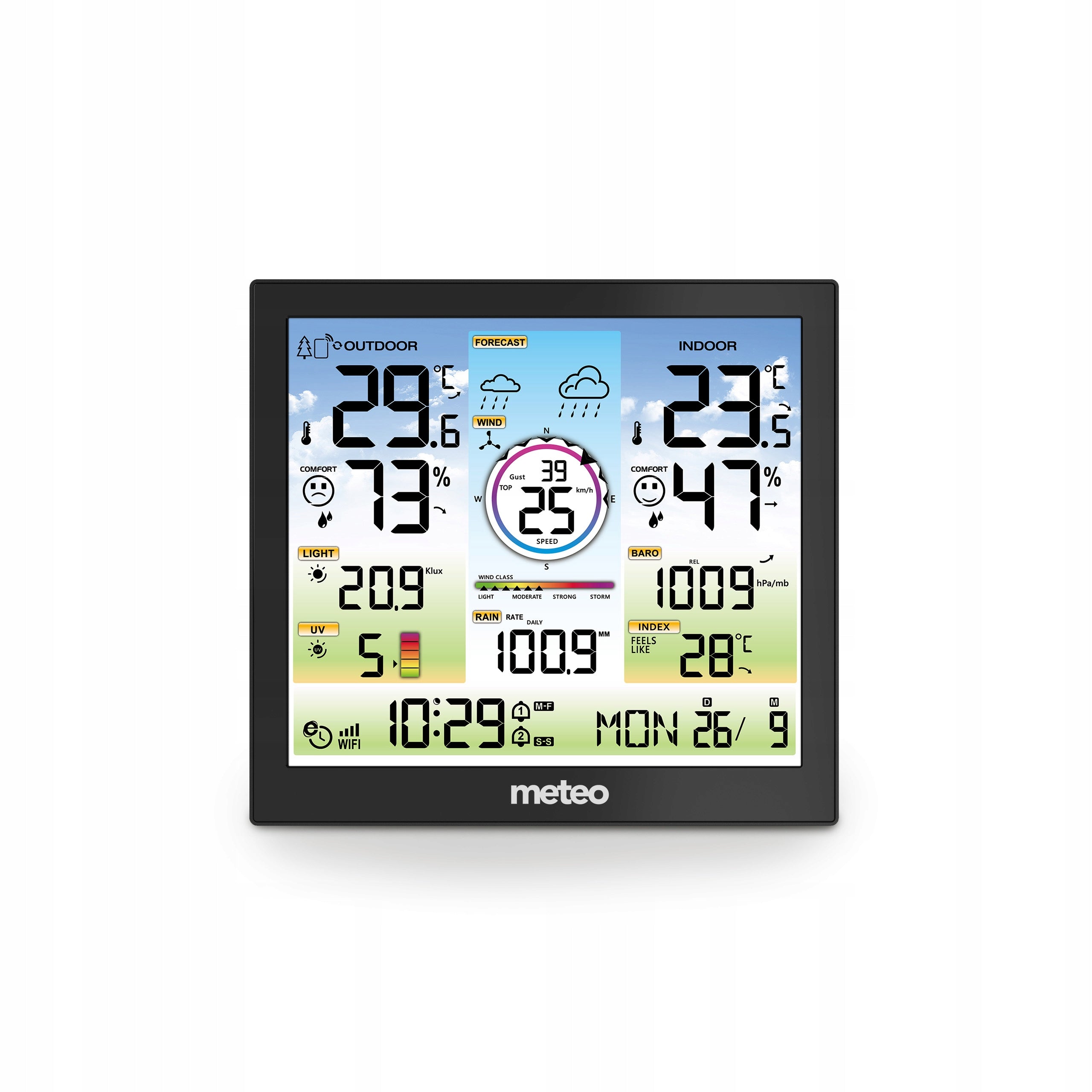 Weather Station Wireless METEO Hygrometer Barometer WIFI SP601 Brand Meteo
