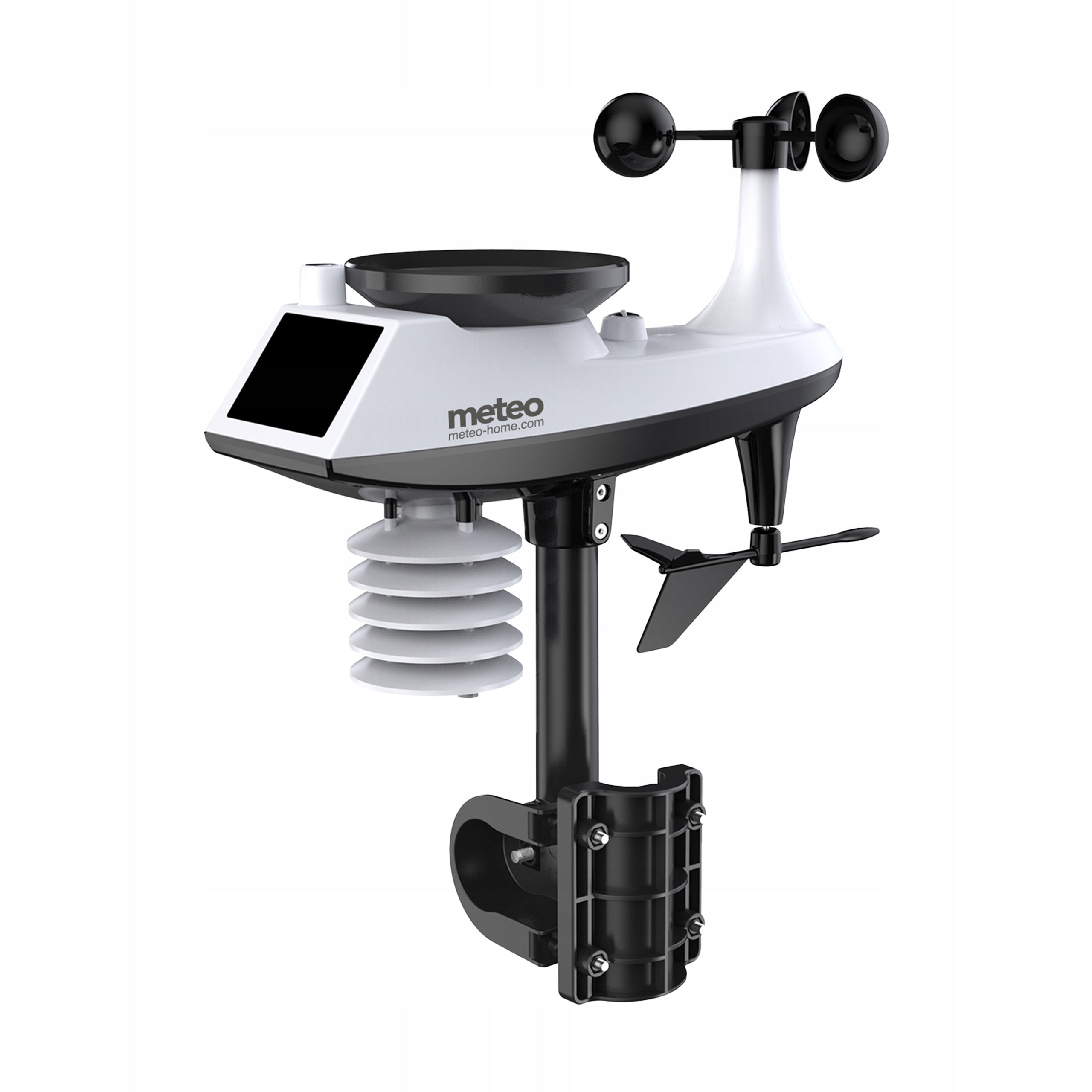 Weather Station Wireless METEO Hygrometer Barometer WIFI SP601 Color black