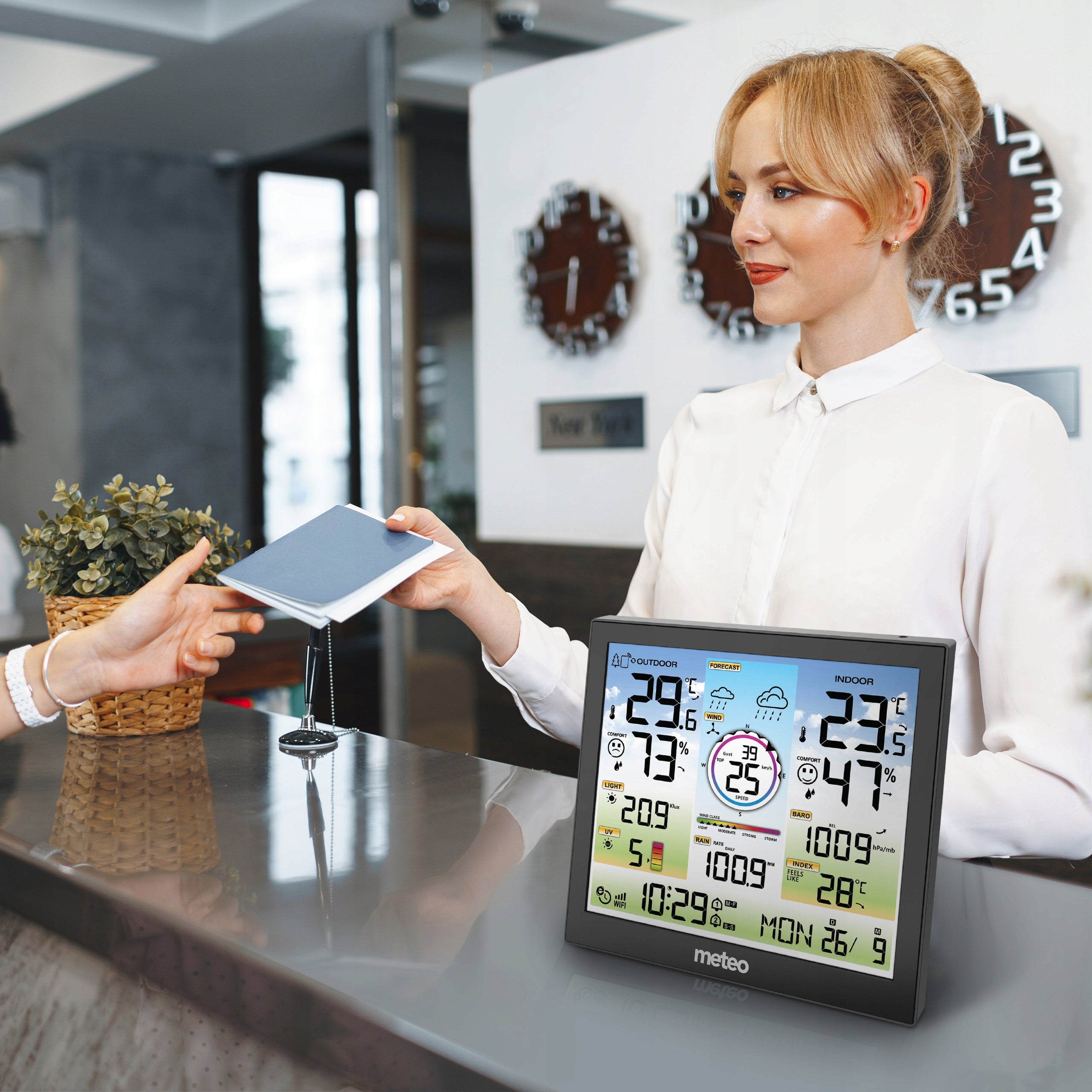 Weather Station Wireless METEO Hygrometer Barometer WIFI SP601 EAN (GTIN) 5907265029461