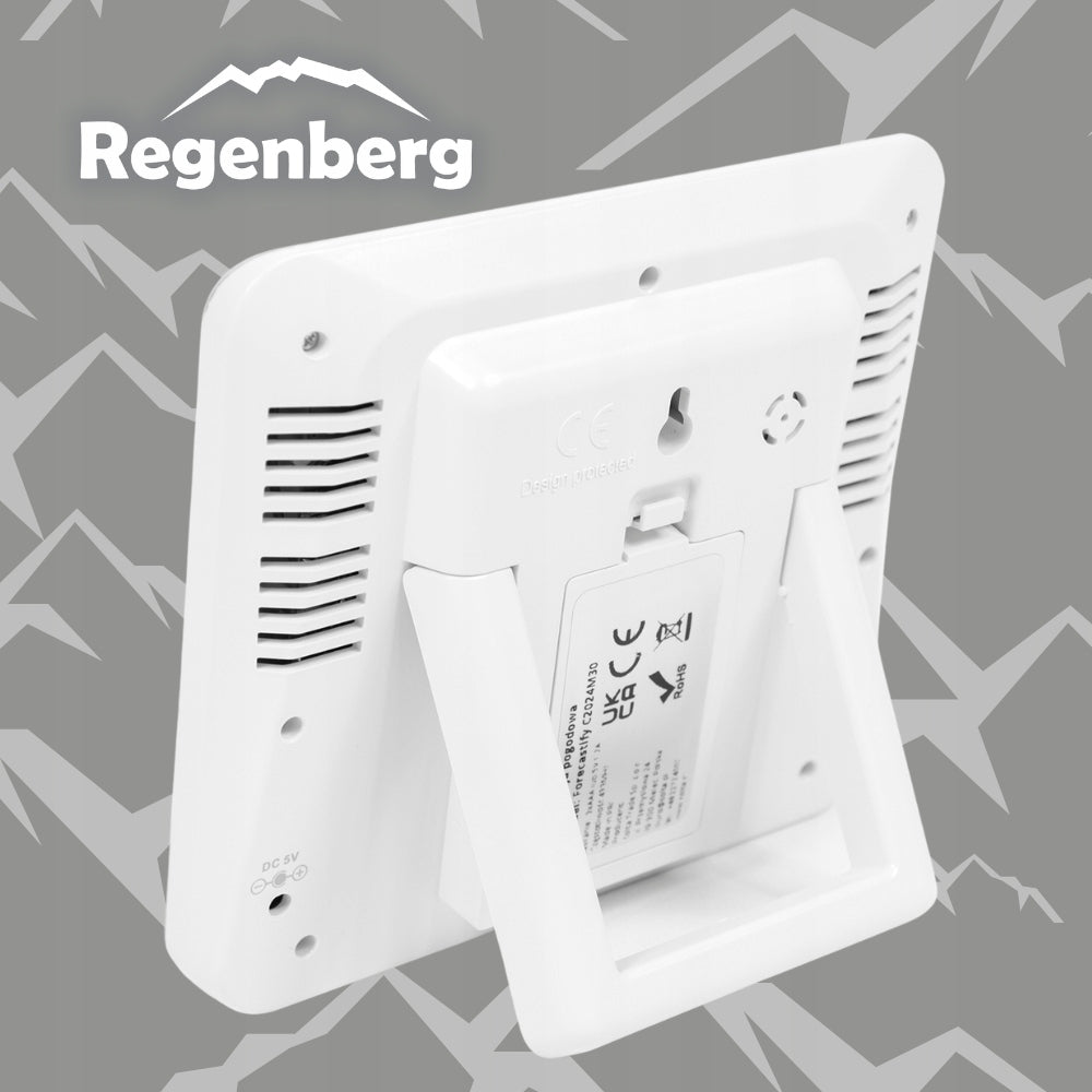 Weather station wireless barometer outdoor meteo thermometer Material glass synthetic material