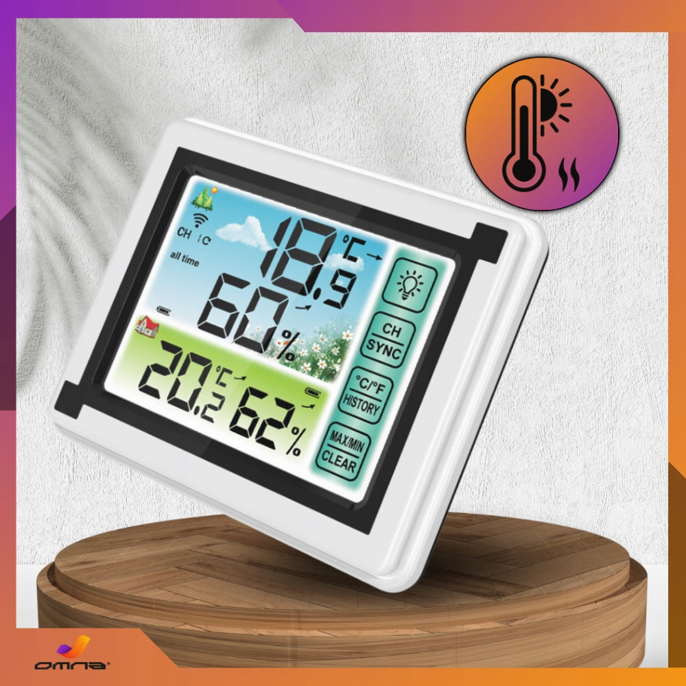 Weather station wireless weather meteo 3 sensors outdoor weather Brand Omna