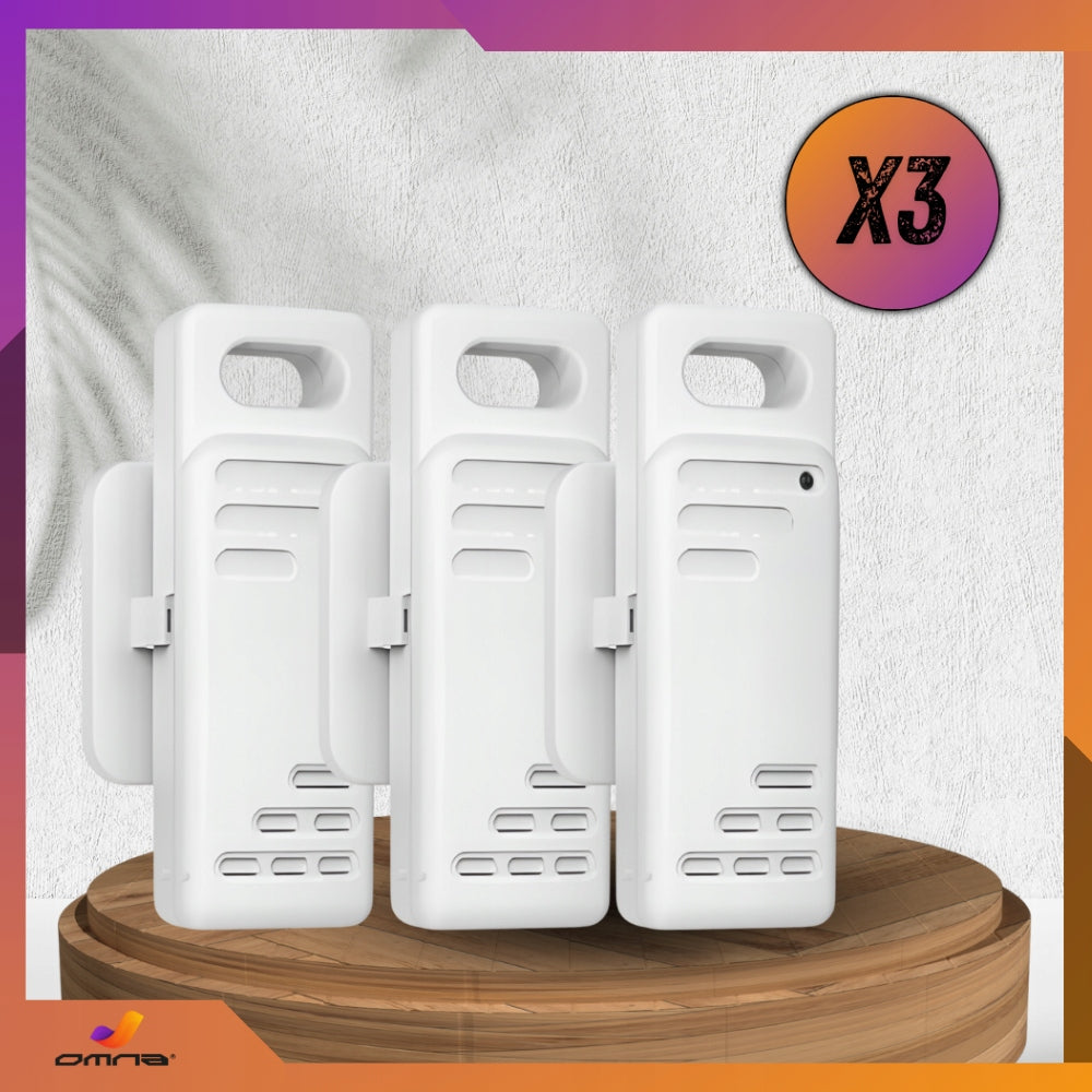 Weather station wireless weather meteo 3 sensors outdoor weather Color white