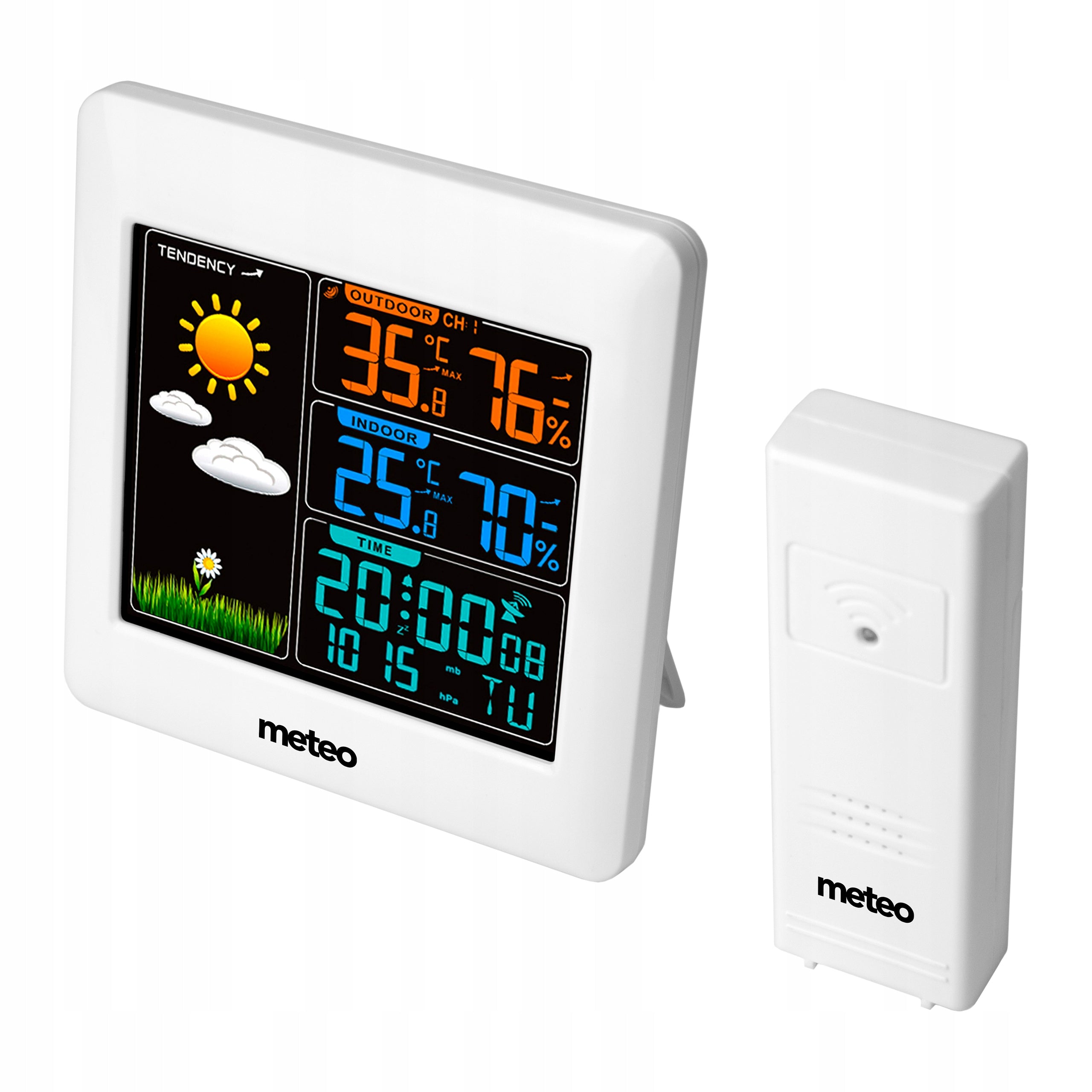 Weather station with DCF Meteo SP93 weather sensor